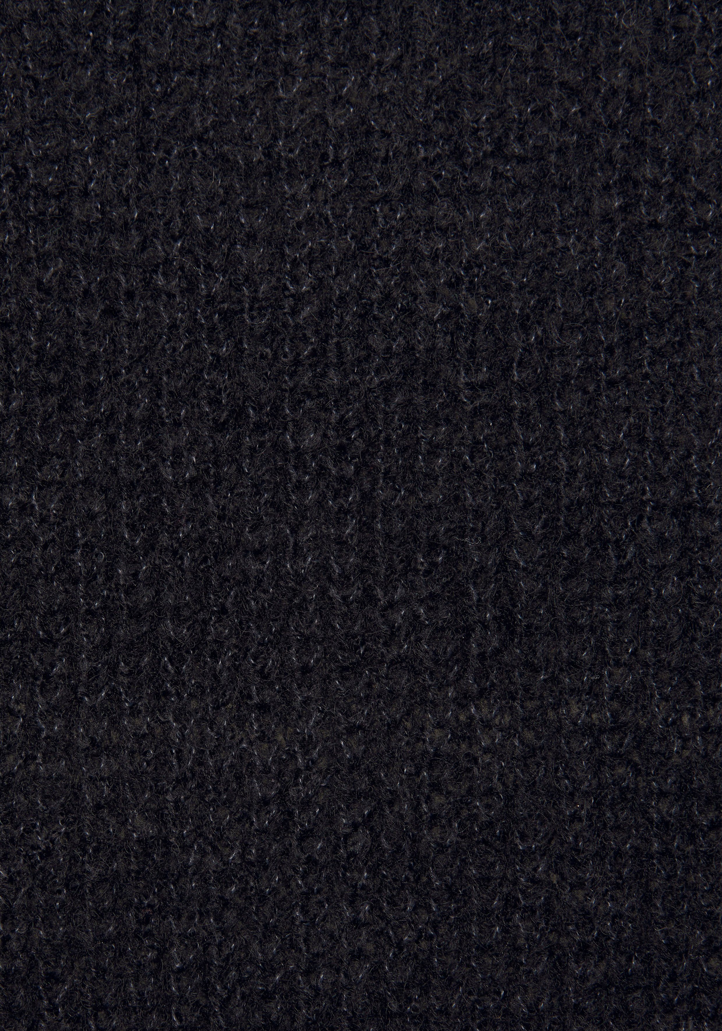 LASCANA Zierperlen mit im V-Ausschnitt-Pullover schwarz Rücken