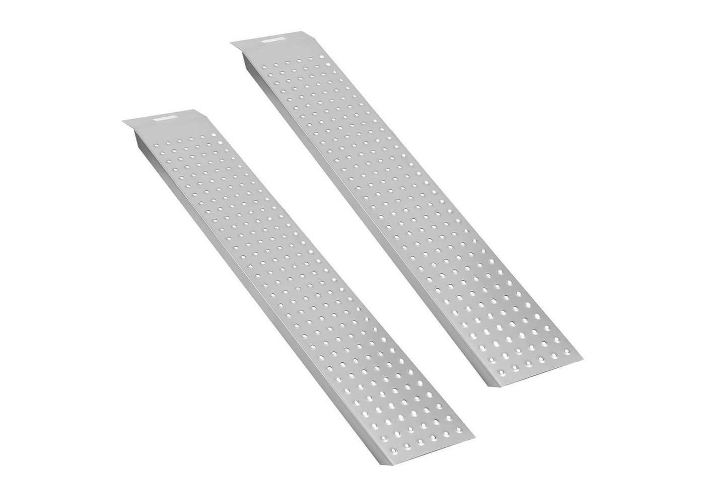 Clanmacy Auffahrrampe 2X Auffahrrampe Verladerampe 135cm Verzinkt Auto Laderampe bis 400kg (2-St)