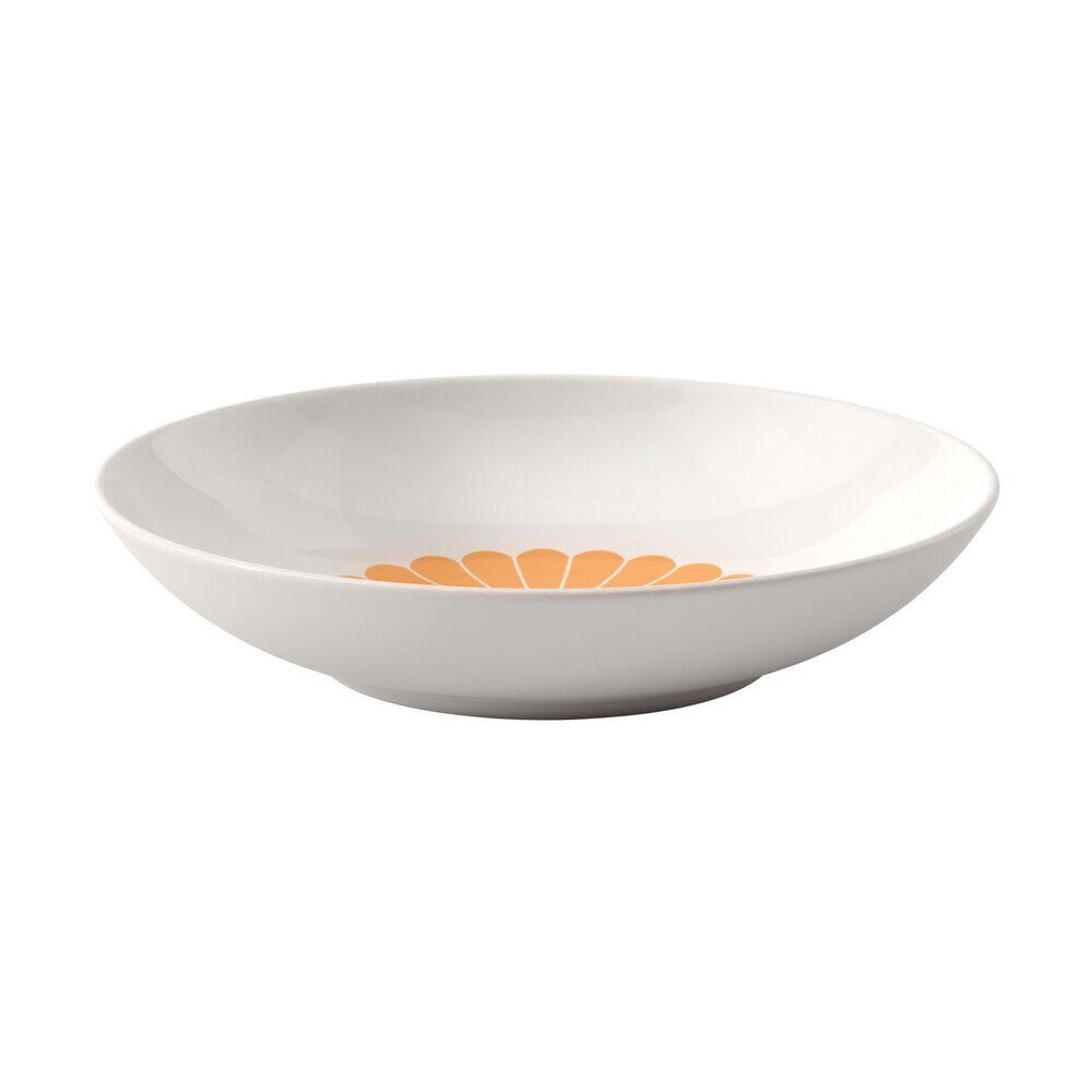Villeroy & Boch Pastateller Pastaschale 24 cm Fleur soleil, (1 St), Pastaschale, Ø24cm, Premium Porcelain, gelb