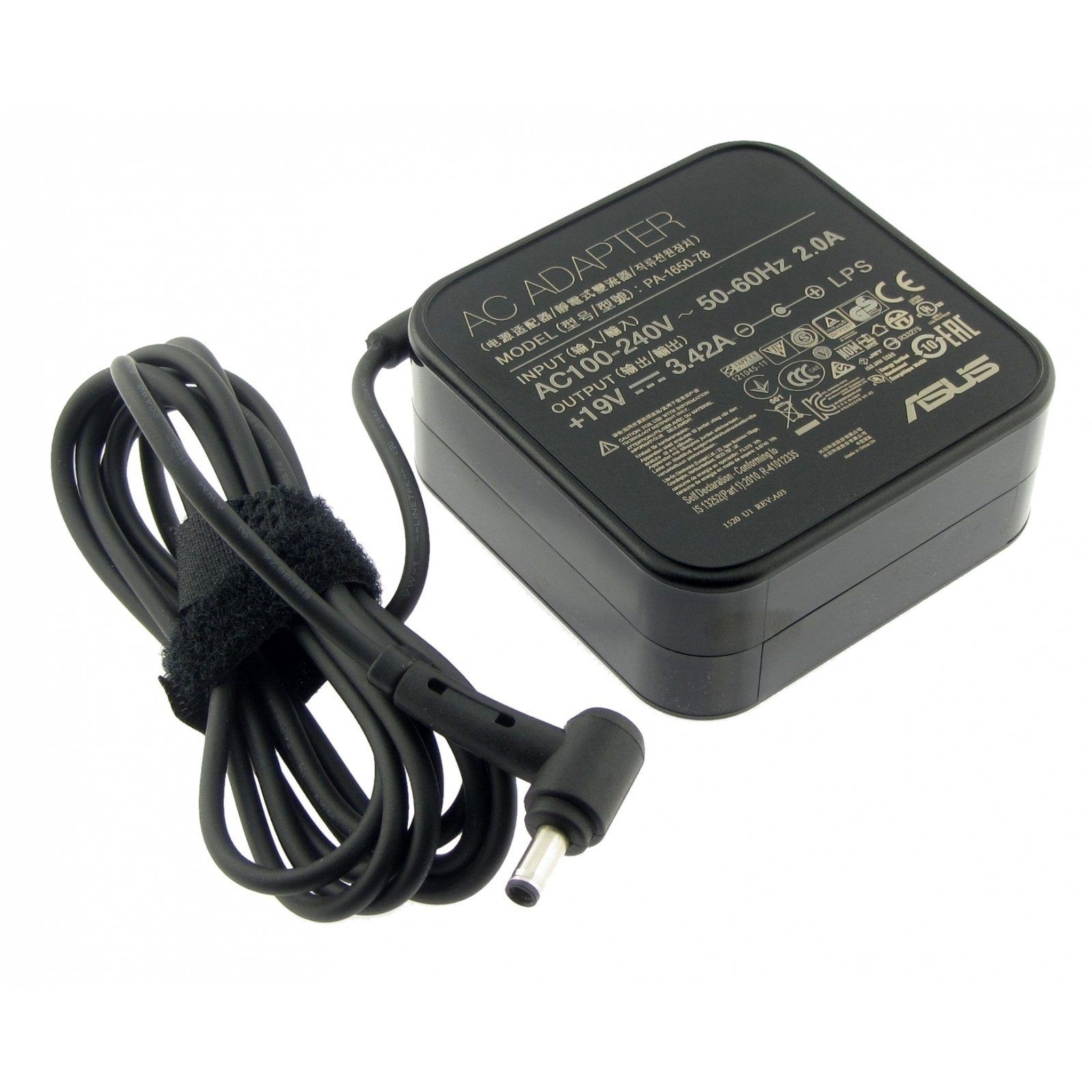Asus Original Netzteil für 0A001-00041300 AC Adapter Stromversorgung N  Notebook-Netzteil (Stecker: 4.5 x 3.0 mm rund mit Pin, Ausgangsleistung: 65  W)