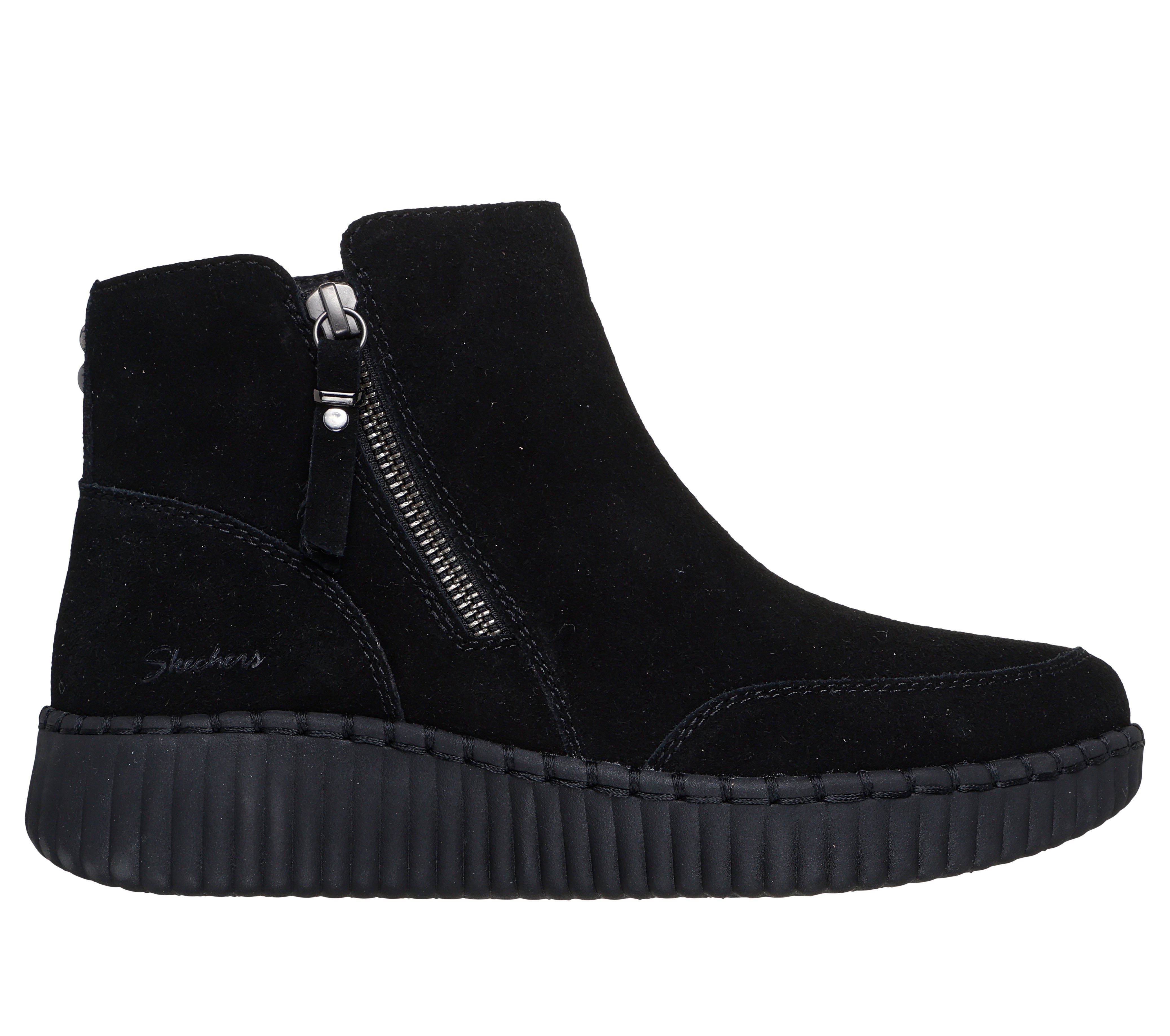 Skechers WILSHIRE BLVD-WEEKEND CRUSH Winterboots Reißverschluss-Boots mit modischer Rahmennaht – Bild 4 von 5