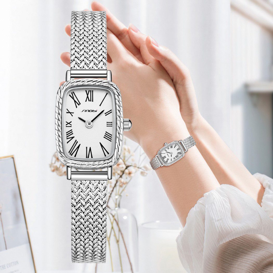 ibettertec Quarzuhr Quarzuhr Armbanduhr Edelstahl Damen Uhr, Multifunktions günstig online kaufen