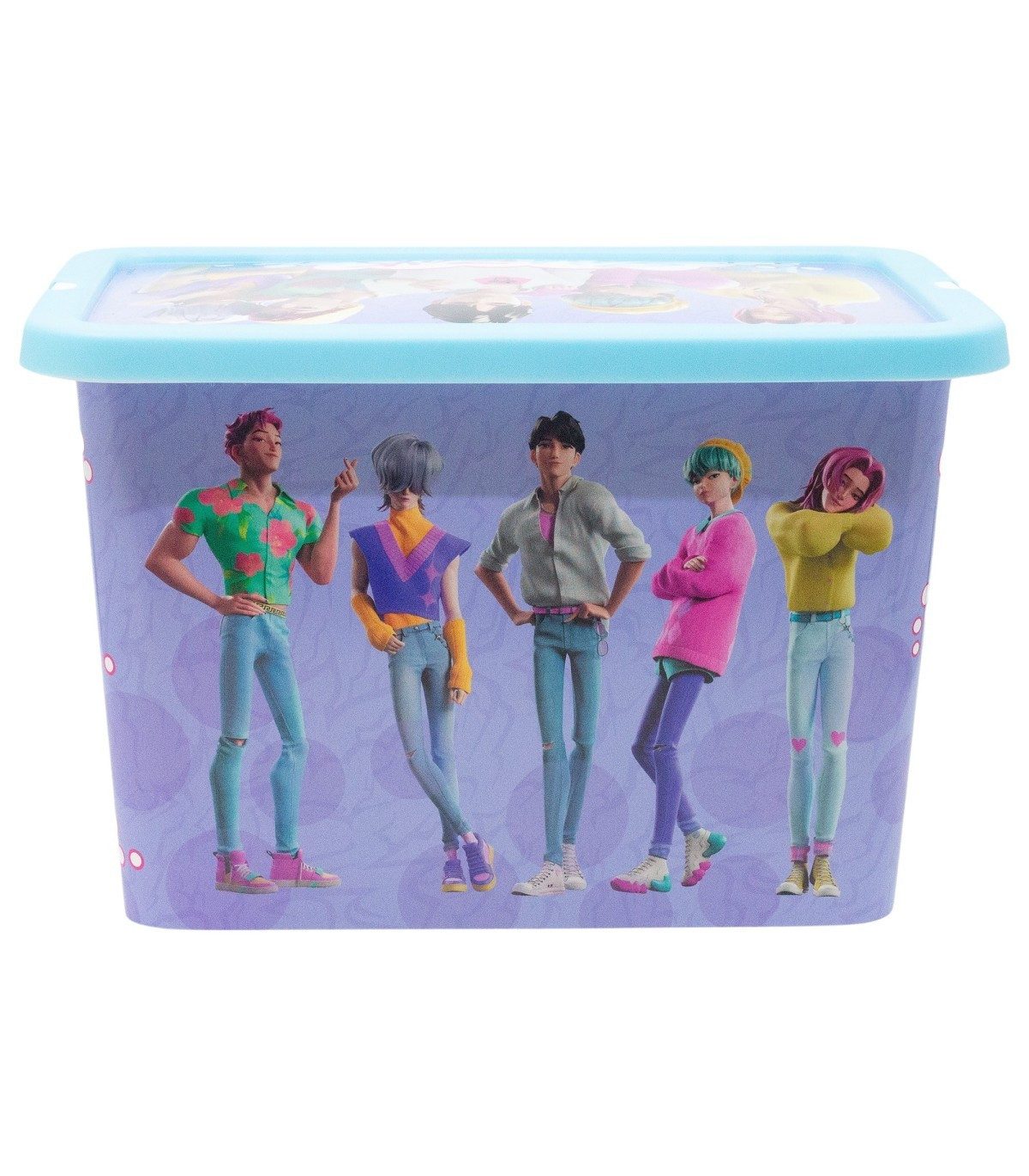 K-Pop Demon Hunters Aufbewahrungsbox 7 l Kinderzimmer Box für Spielzeug – Bild 2 von 5