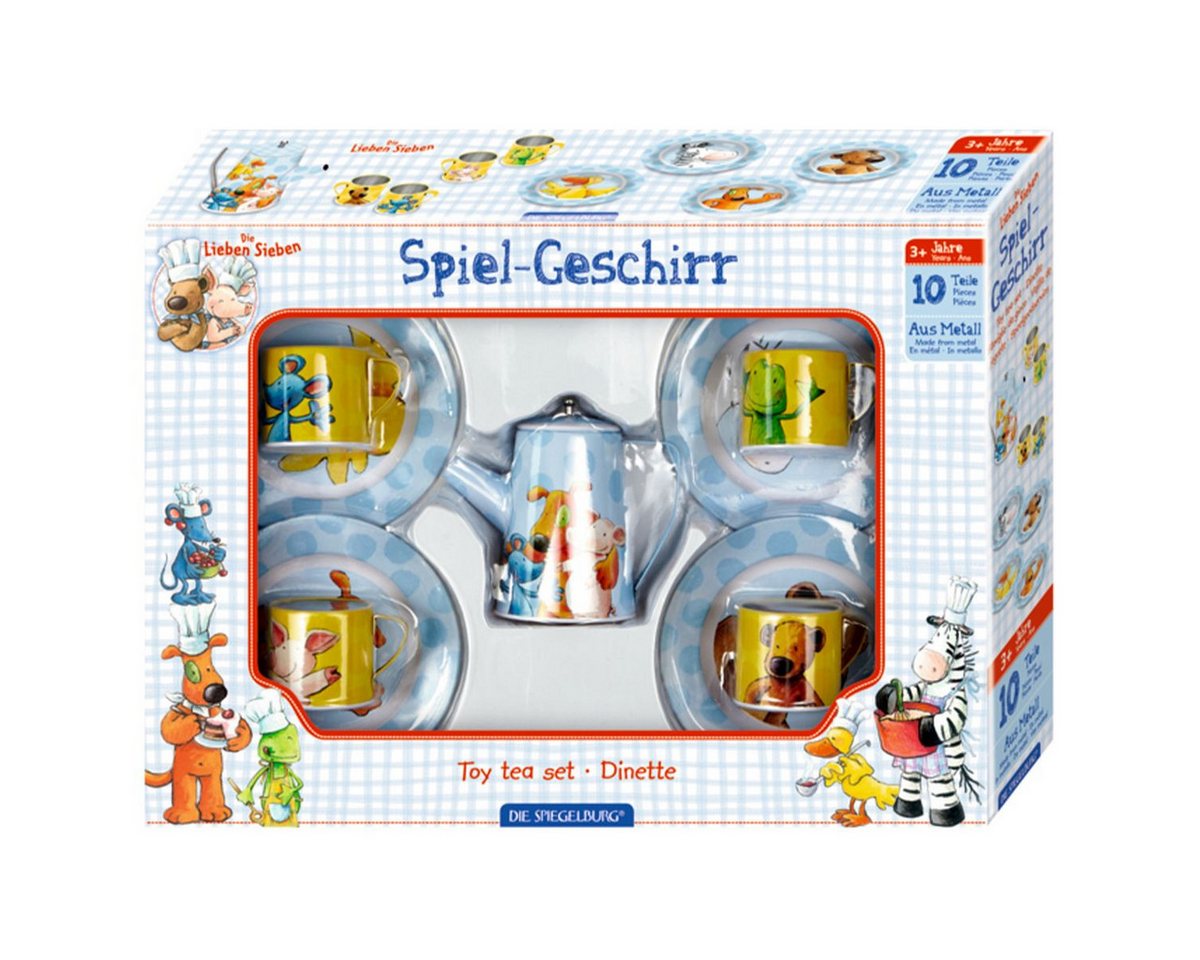 COPPENRATH DIE SPIEGELBURG Kindergeschirr-Set Coppenrath 14252 - Die Spiegelburg - Die Lieben Sieben - Spiel-Geschir