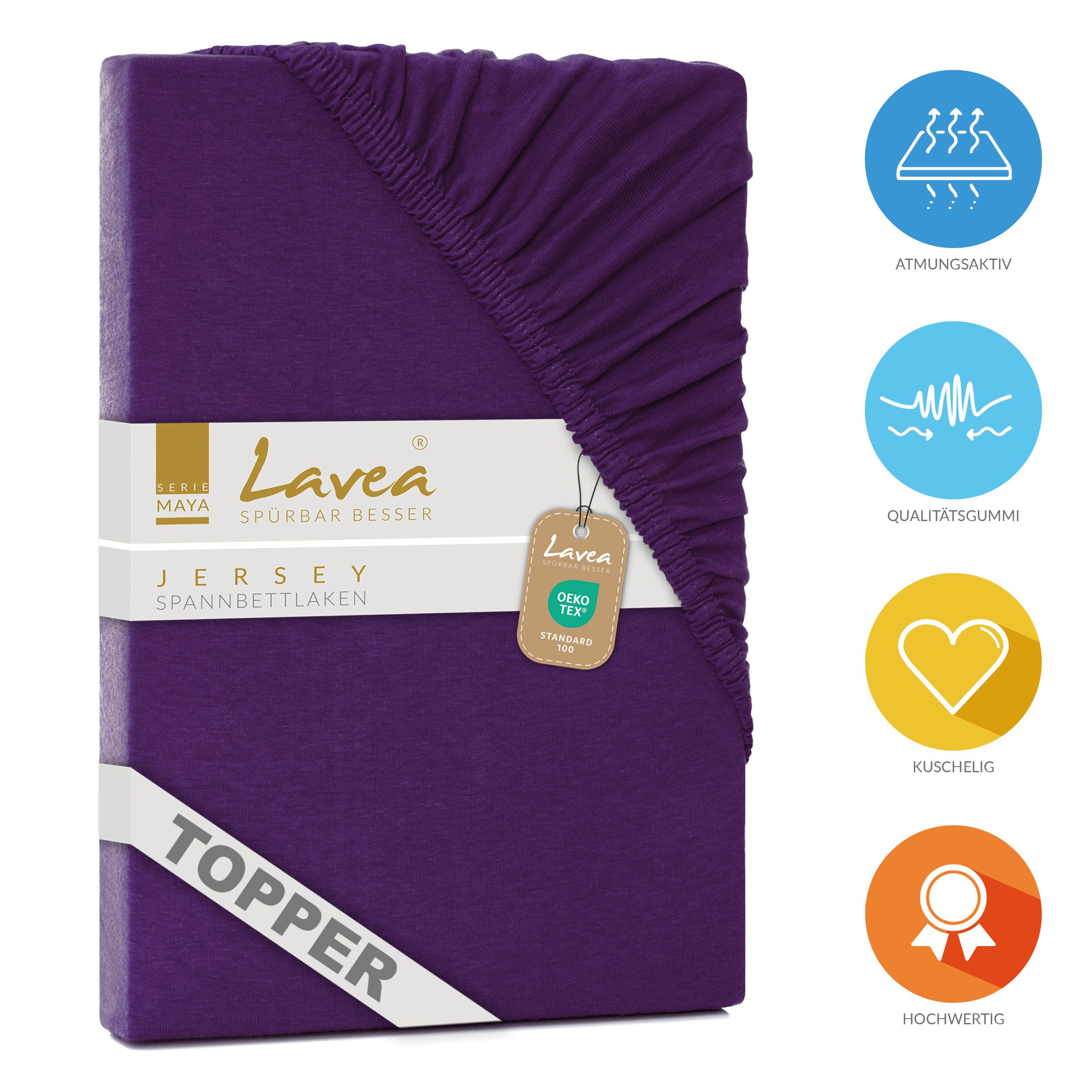 Lavea Spannbettlaken Maya, in Gr. 60x140, günstig online kaufen