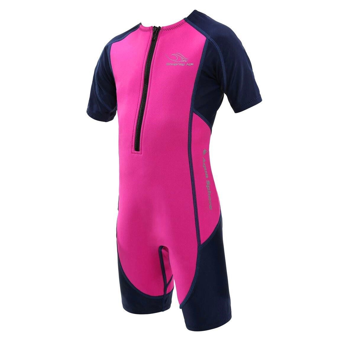 Aqualung Neoprenanzug Aqua Sphere STINGRAY HP2 Kinder UV Shortie Badeanzug Neopren Shorty – Bild 2 von 3