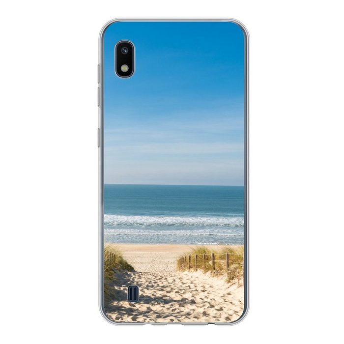 MuchoWow Handyhülle Strand - Meer - Düne - Sand - Sommer Handyhülle Samsung Galaxy A10 Smartphone-Bumper Print Handy