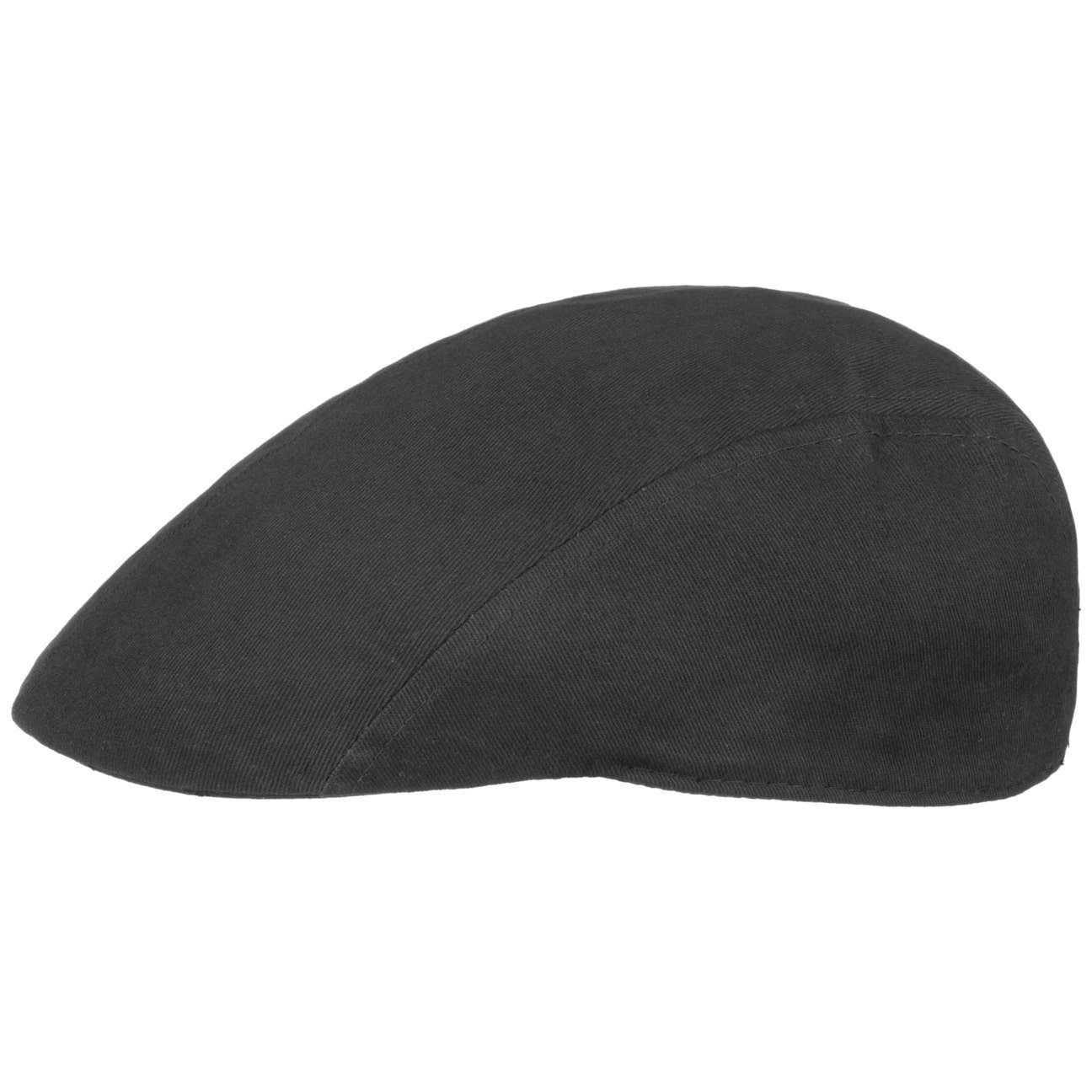 schwarz Cap mit Atlantis Flat (1-St) Flatcap Schirm