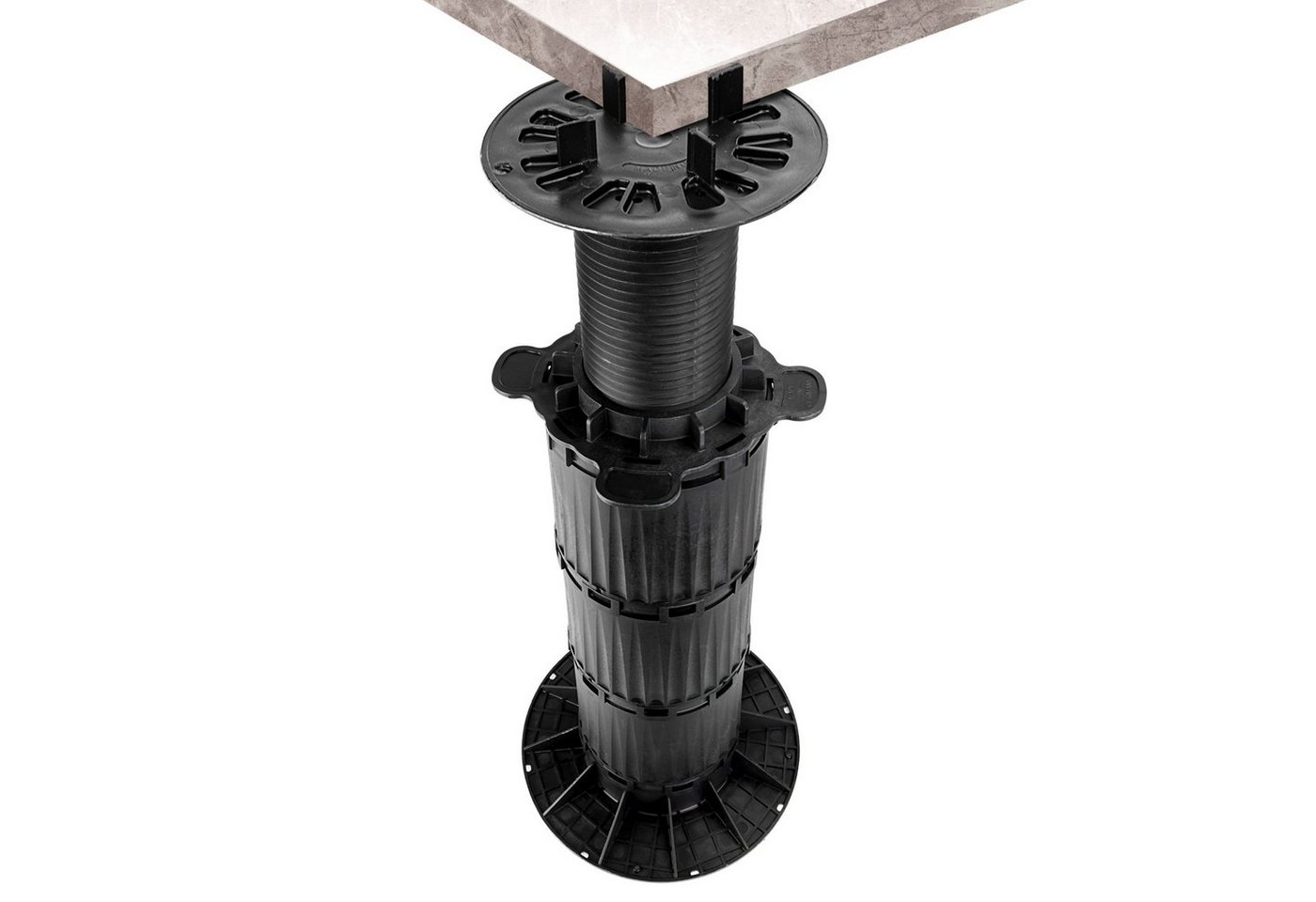 Thumbnail - Gartenwelt Riegelsberger Kunststoff-Fliesen Premium Stelzlager Platten für Stein Beton Keramik Terrasse, verstellbar