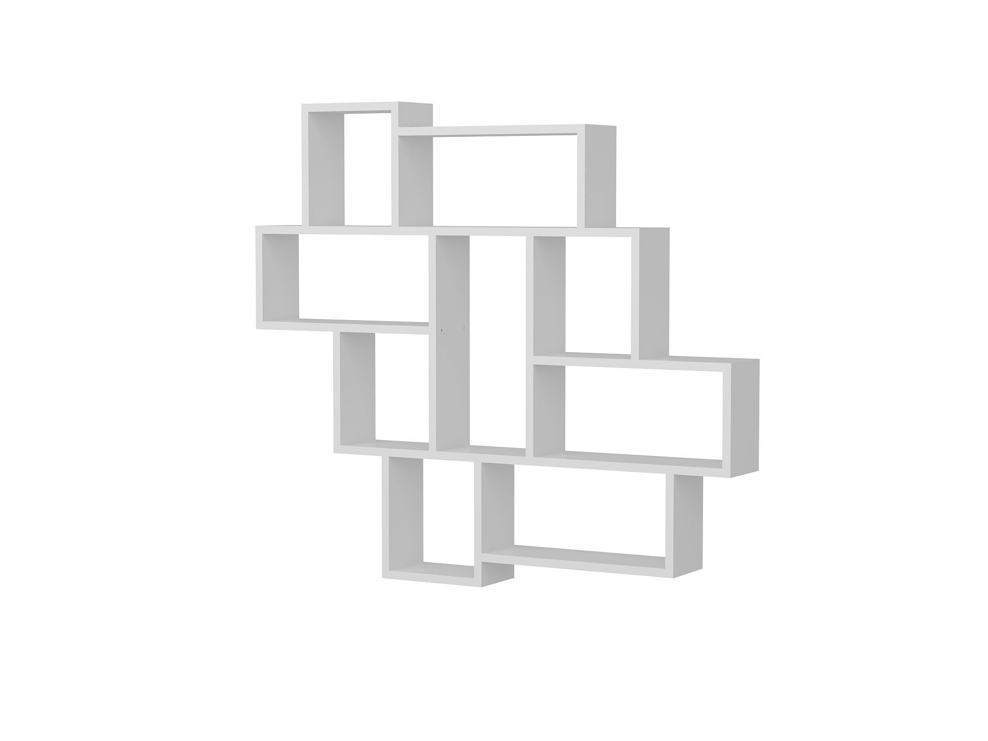 moebel17 Wandregal Wandregal Parola Weiß, Einzelmöbel 1-tlg., Platzsparend günstig online kaufen