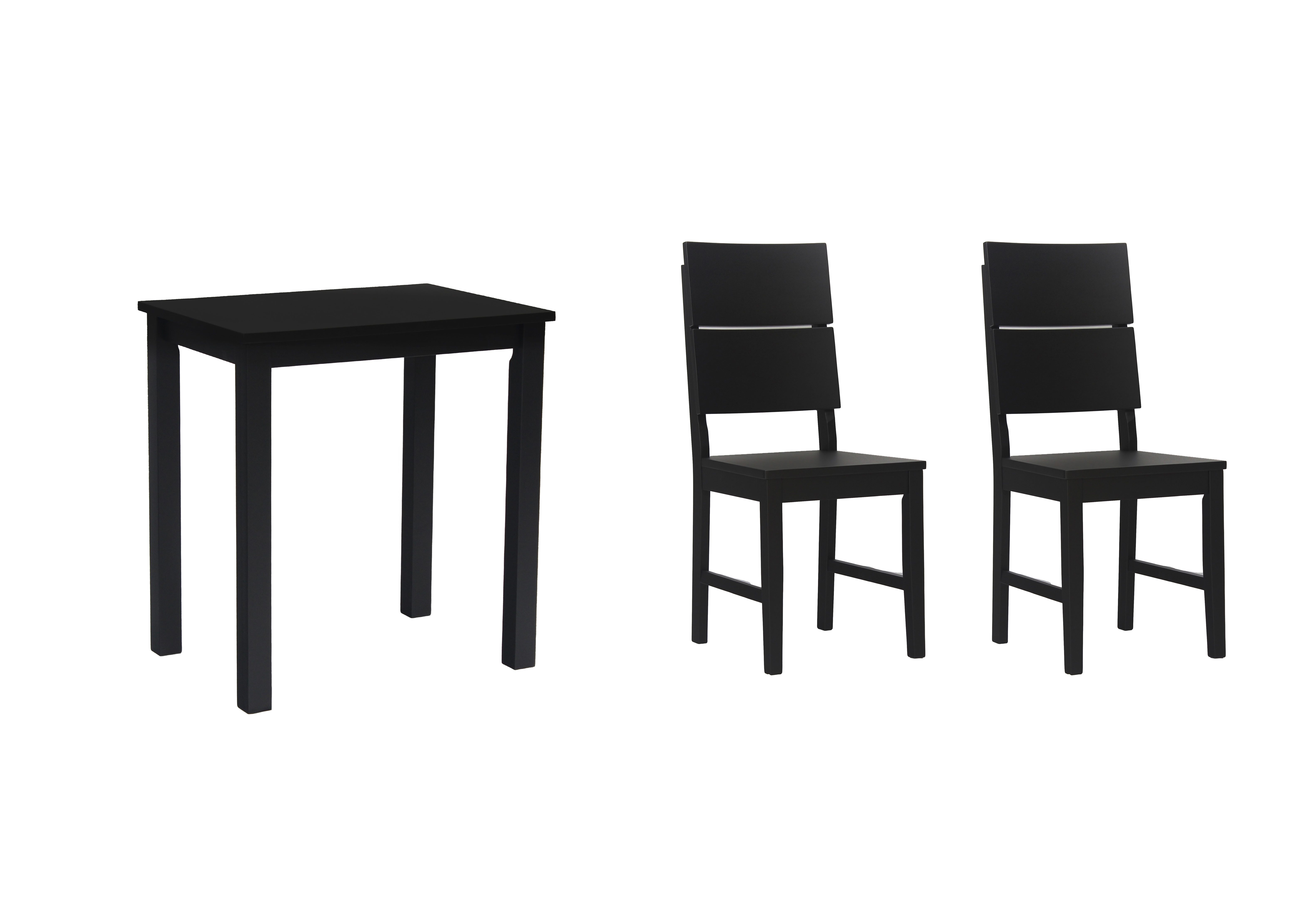 Woodroom Essgruppe Kota, (aus Hevea Massivholz, lackiert, Esstisch 50x70cm günstig online kaufen