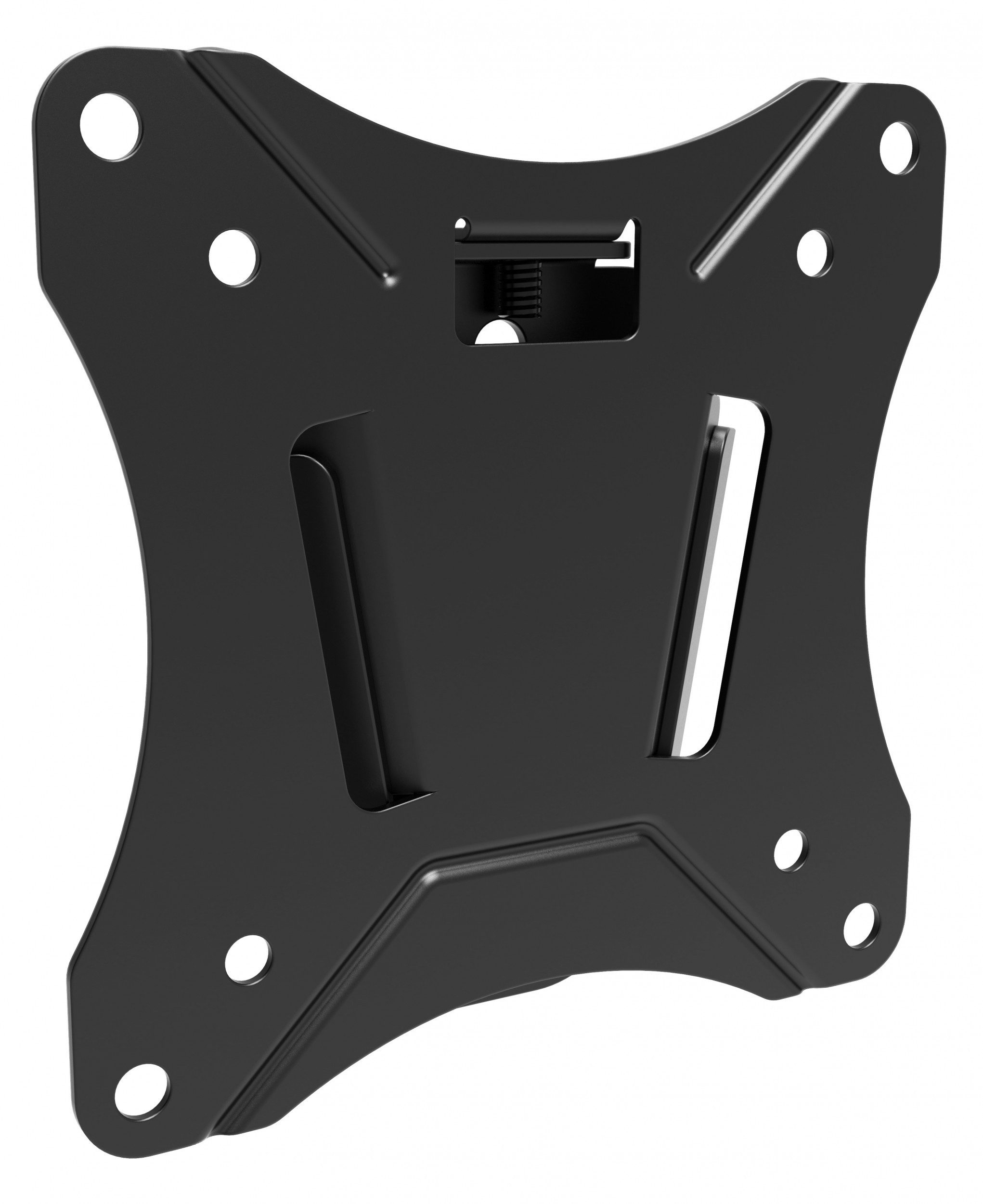 RICOO TV-Wandhalterung Wandhalterung für TV flach 12,5 mm Wandabstand F0611, (bis 55 Zoll, VESA 75x75 bis 100x100, 1-tlg., 25 kg Belastbarkeit, 33-68 cm (13"-27) Bildschirm-Diagonale, flach curved Fernseher Monitor Wand Halterung universal)