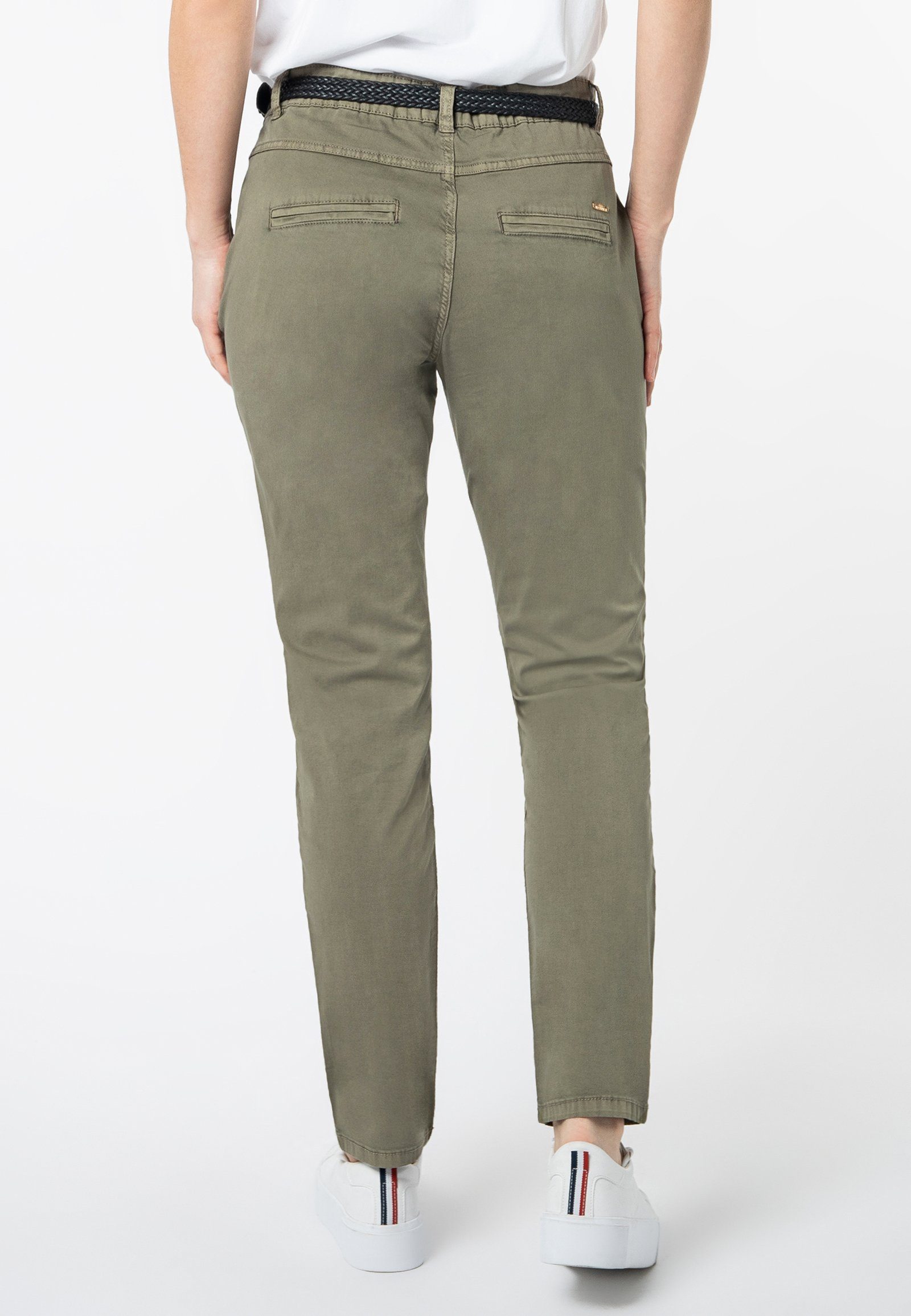 SUBLEVEL Chinohose Chino Hose mit Gürtel günstig online kaufen