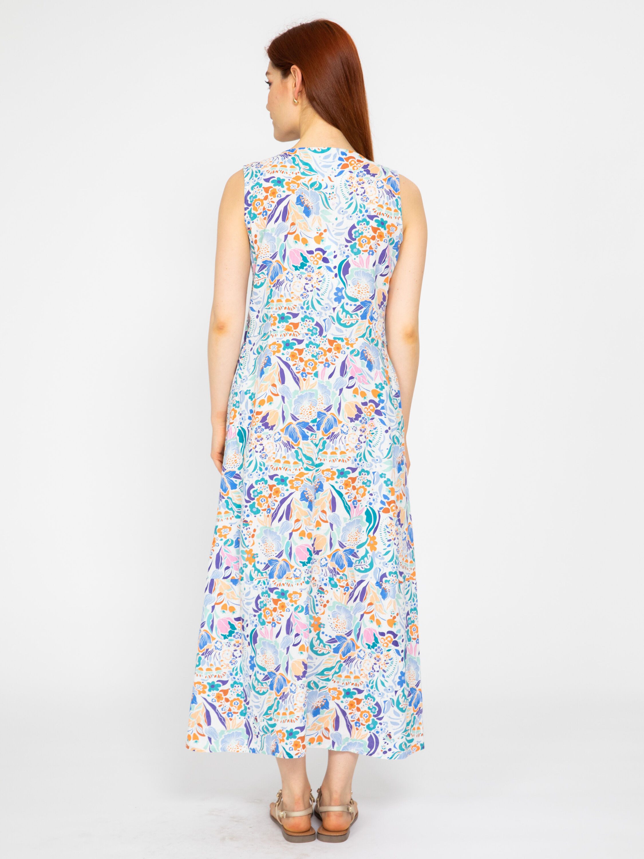 VICCI Germany A-Linien-Kleid (1-tlg) aus Leinen günstig online kaufen