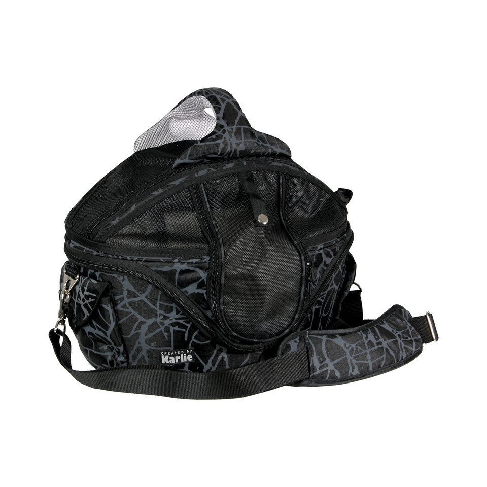Karlie Tiertransporttasche Shopper De Luxe Nylon, schwarz