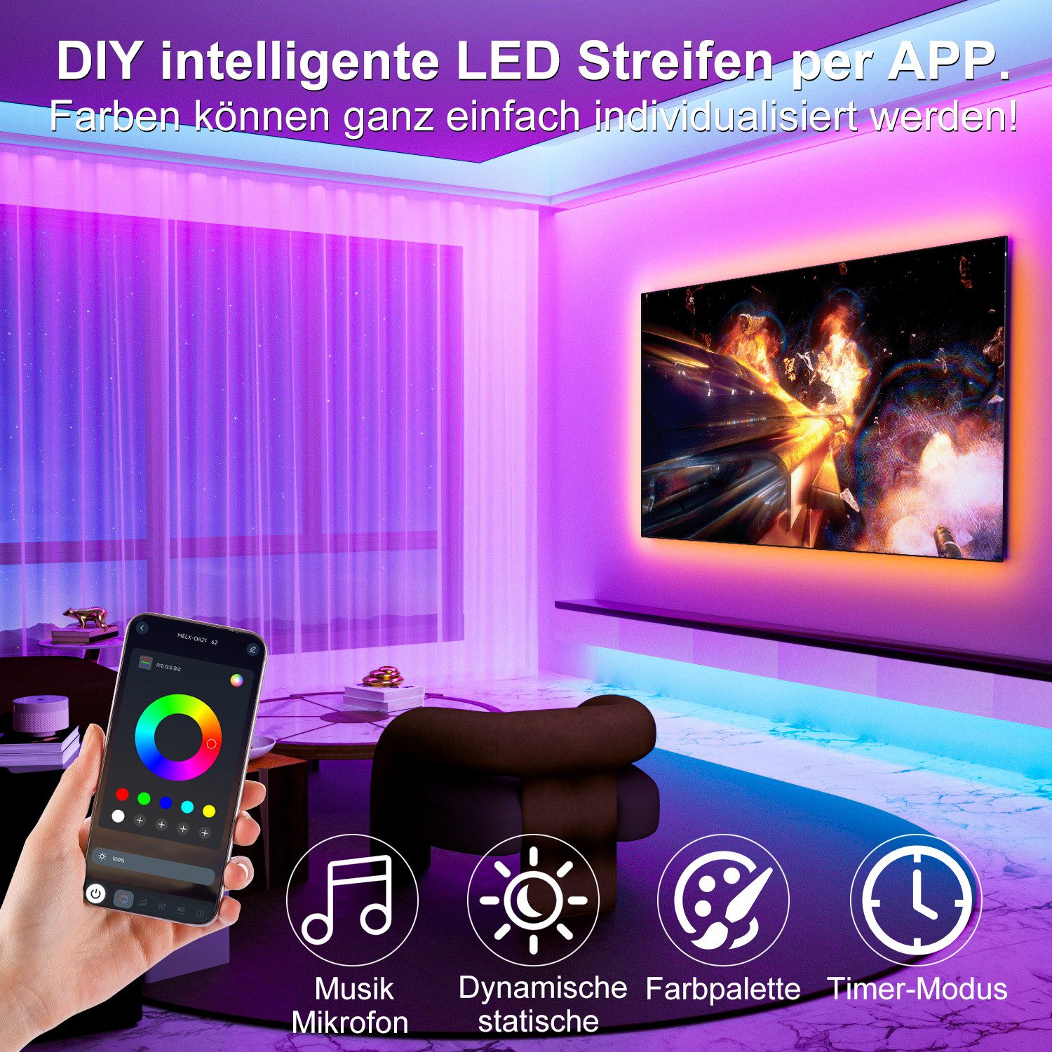 keepsmile LED Stripe 10M Neon Led günstig online kaufen