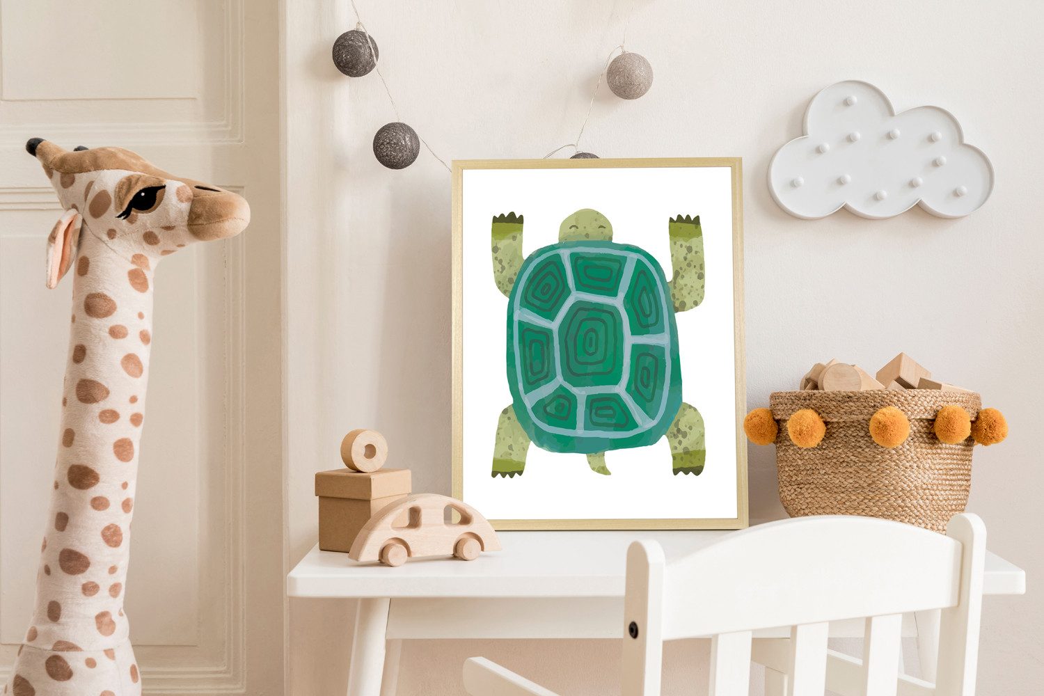 Bild mit Rahmen Schildkröte