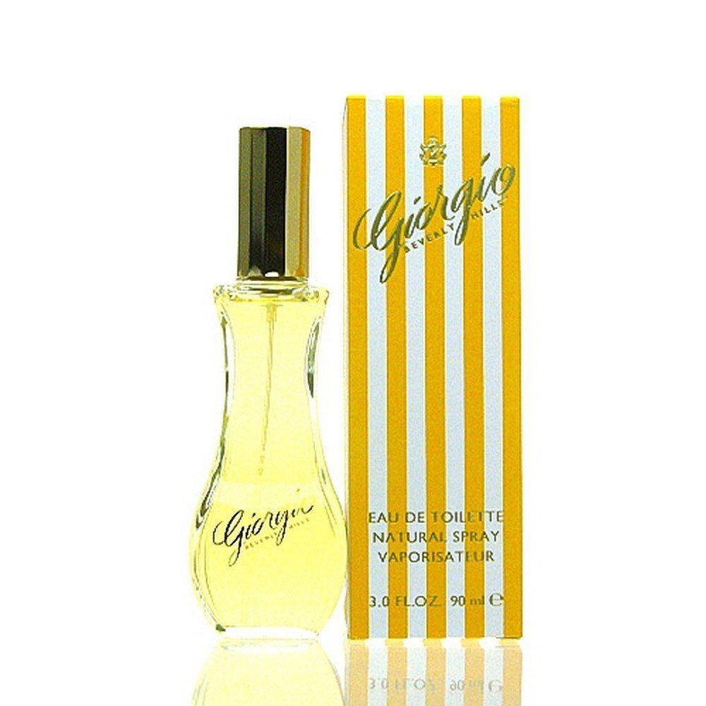 Giorgio Beverly Hills Eau de Toilette Giorgio Yellow, Glasflakon, Parfüm EDT, Damenduft