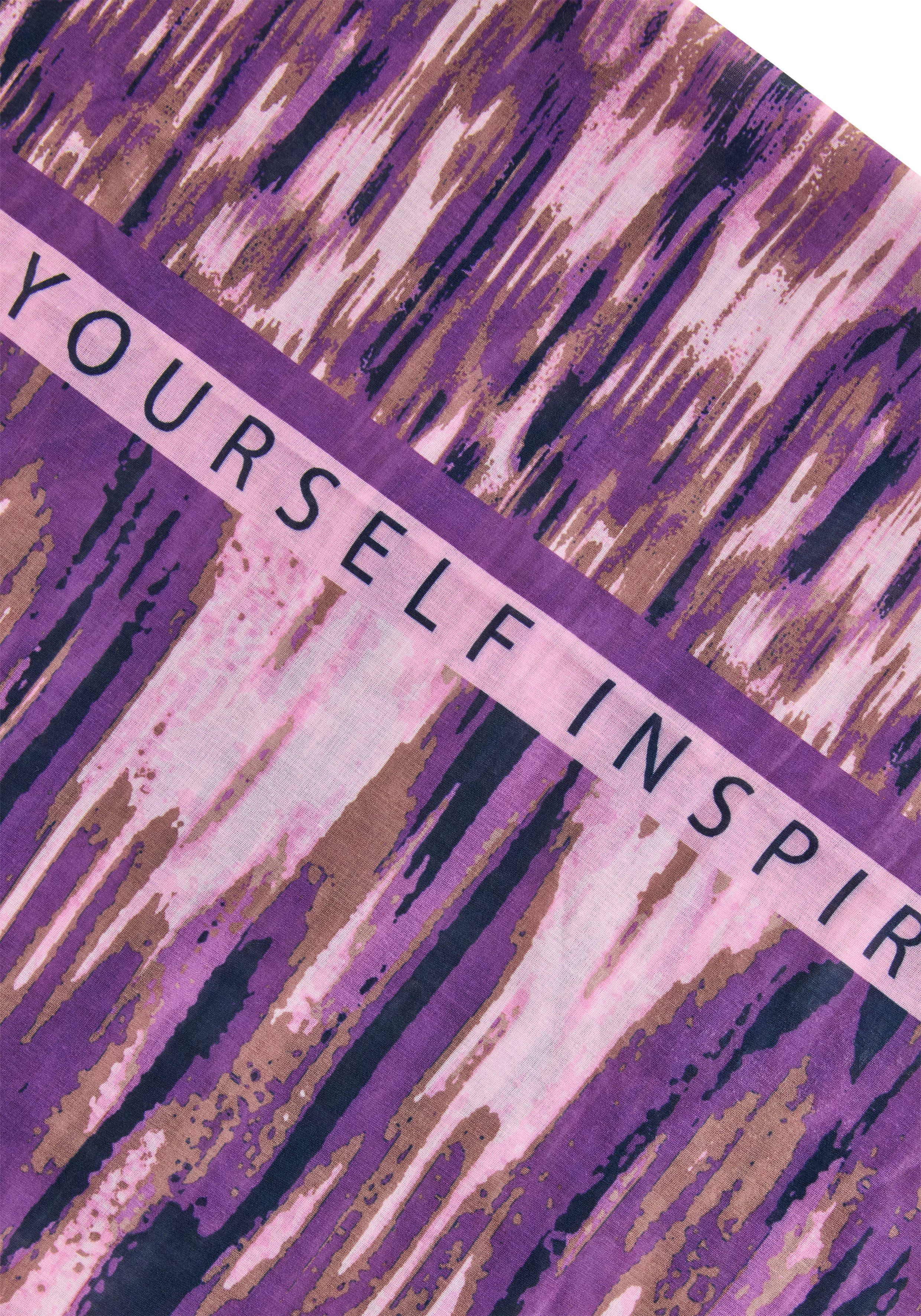 Laura Scott Loop, mit modischem Druck & Schrift-Mix - NEW