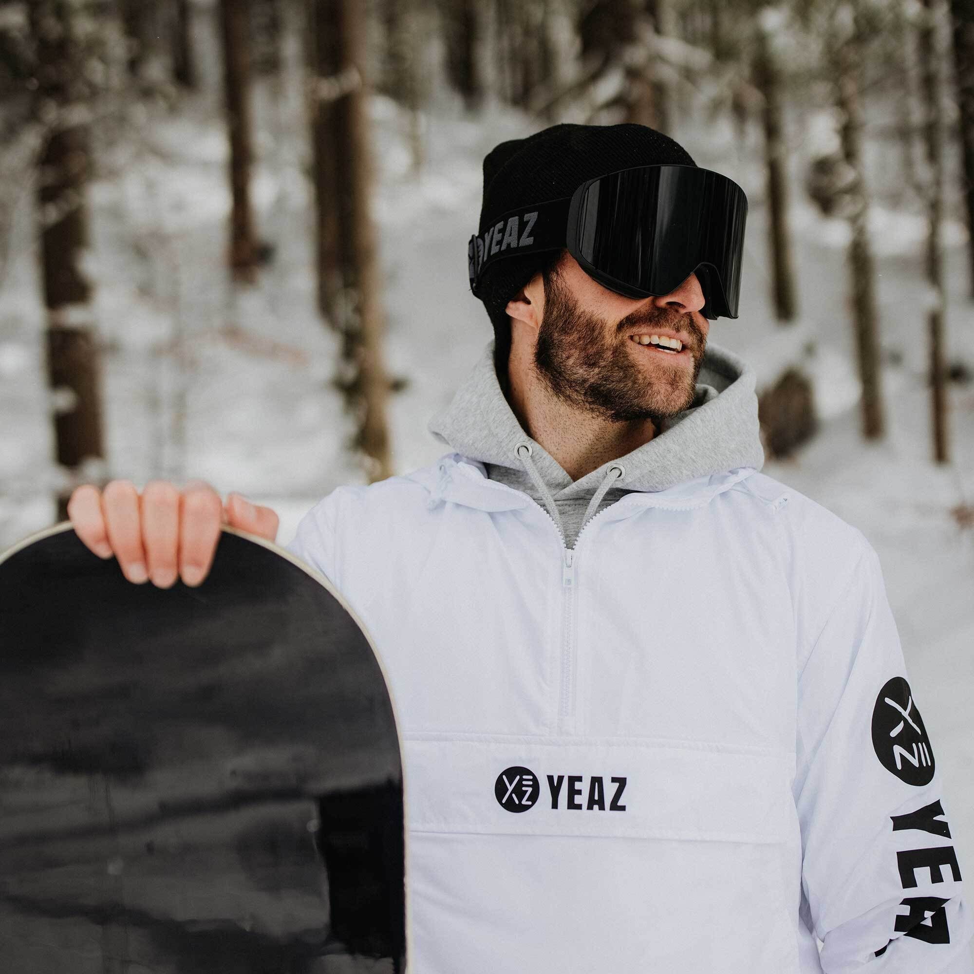 und schwarz/schwarz, für Jugendliche und Premium-Ski- magnet-ski-snowboardbrille Erwachsene Skibrille Snowboardbrille YEAZ APEX