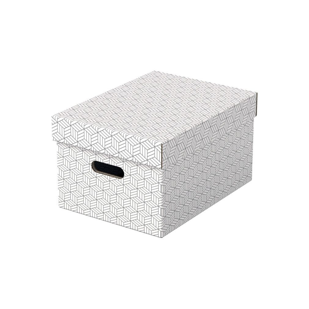 ESSELTE Aufbewahrungsbox 3 Home Aufbewahrungsboxen 17,5 l weiß 26,5 x 36,5 x 20,5 cm