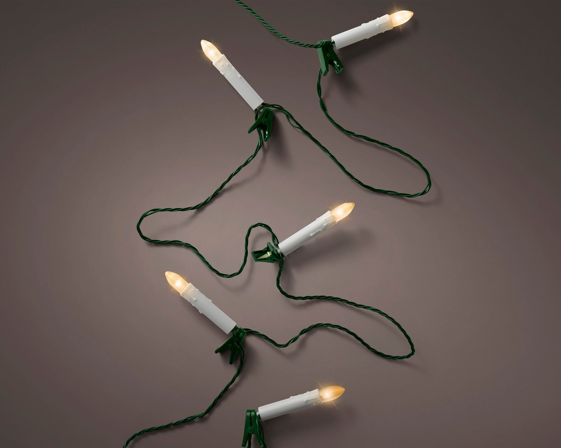 Lumineo LED-Lichterkette Lumineo Kerzen-Lichterkette 30 LED 11,6 m klassisc günstig online kaufen