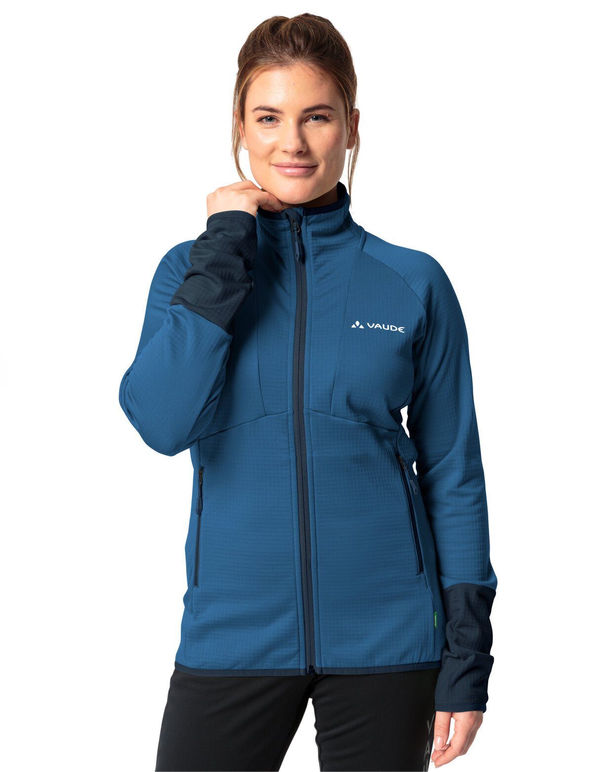 Outdoorjacke Klimaneutral II kompensiert (1-St) Monviso ultramarine VAUDE Women's FZ Fleece Jacket
