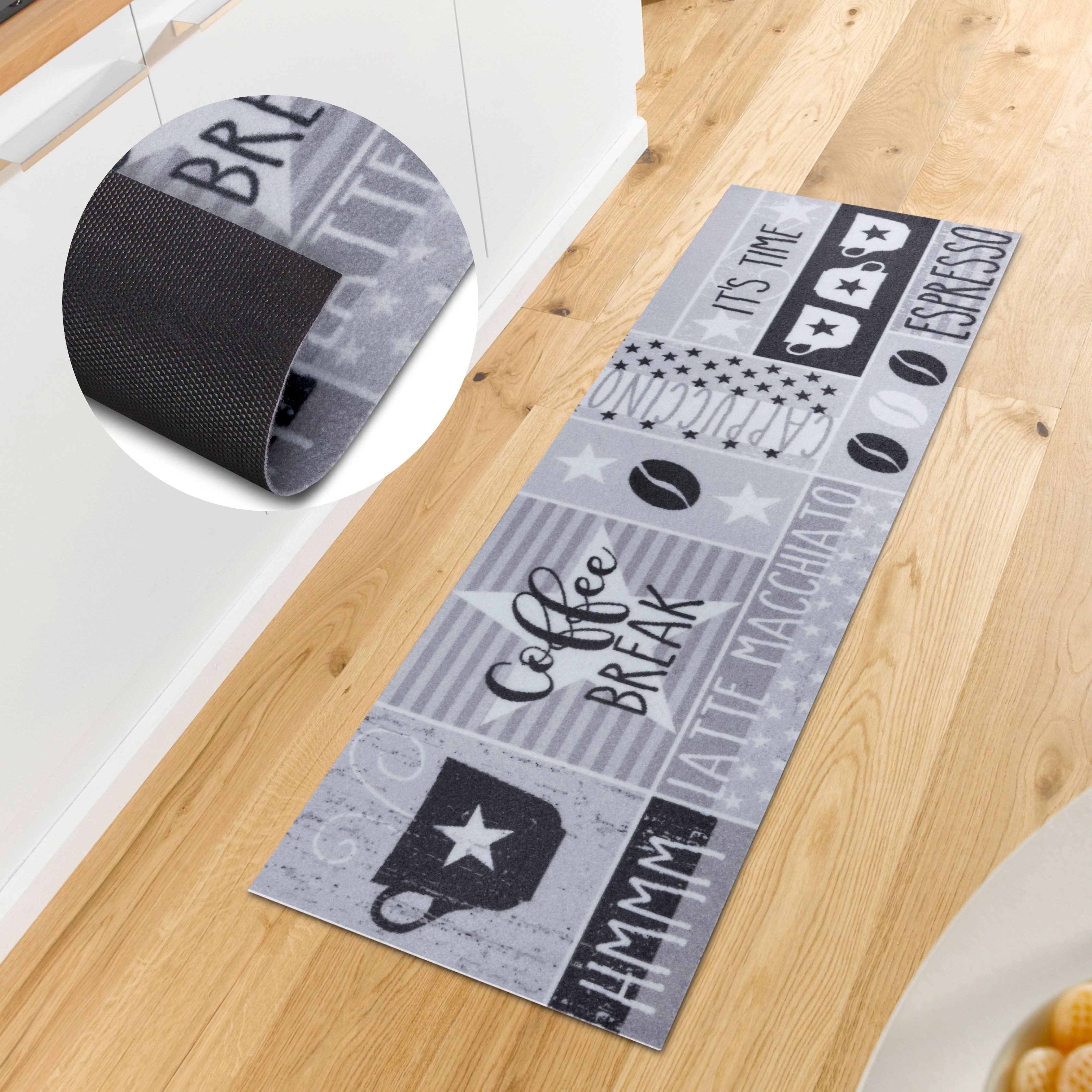 HANSE Home Küchenläufer Its Time For Espresso, rechteckig, Höhe: 3 mm, Läuf günstig online kaufen