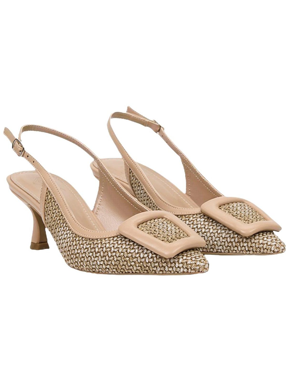 Desa Damen-Slipper aus Textil – Elegant und bequem für jeden Tag – Atmungs Pumps