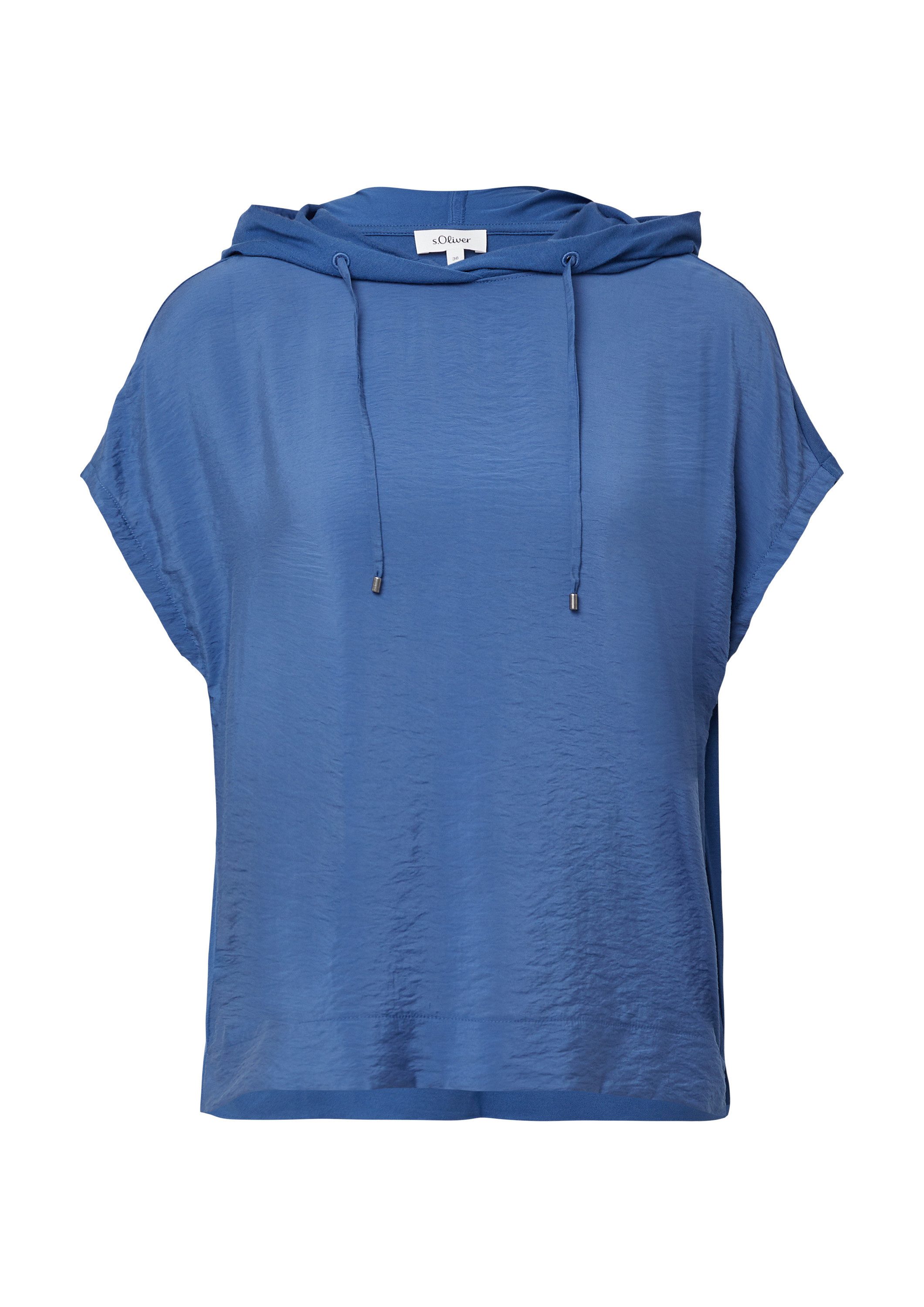 s.Oliver Muscleshirt T-Shirt Kapuzenshirt im Fabricmix günstig online kaufen