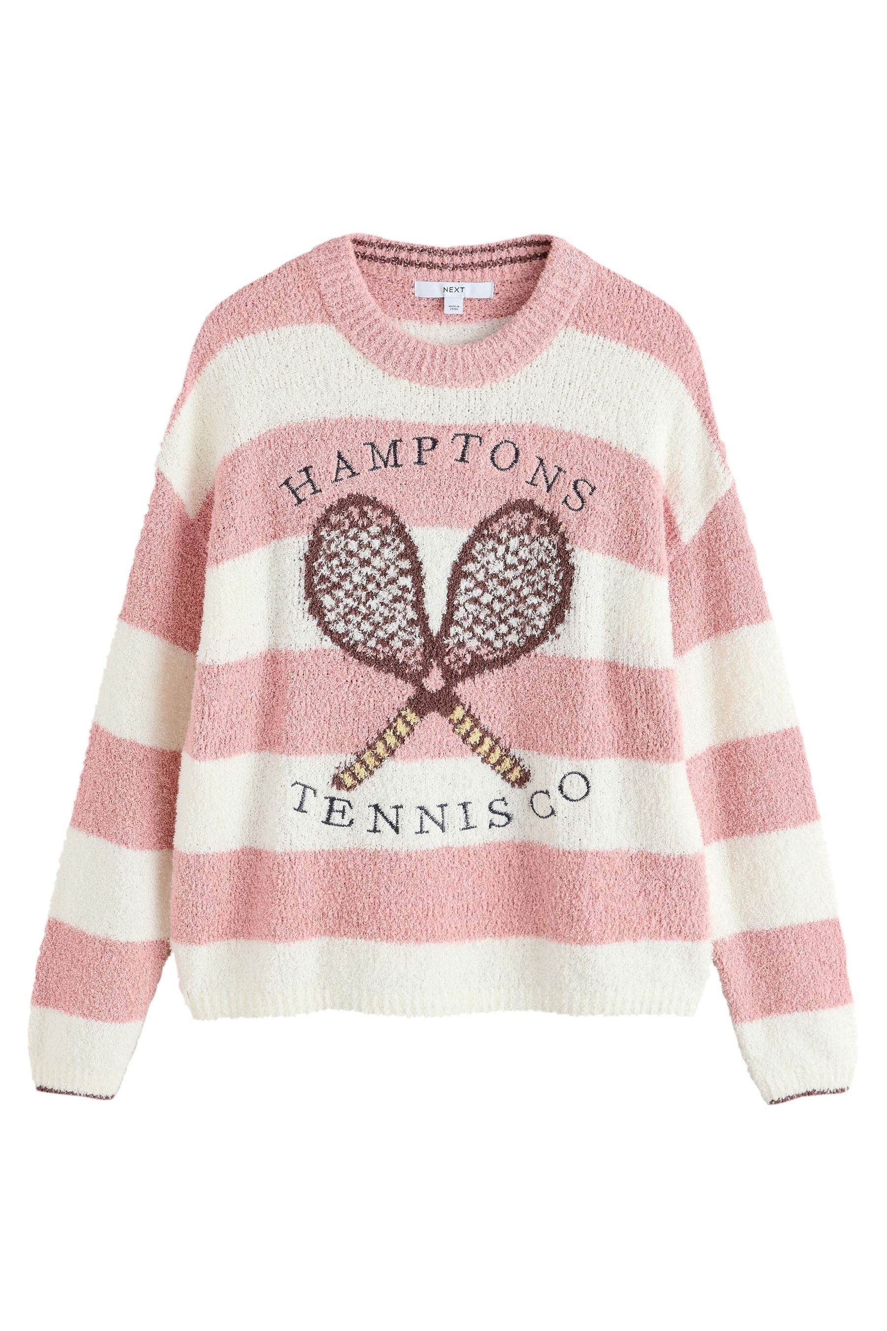 Next Rundhalspullover Frottee-Pullover mit hohem Baumwollanteil (1-tlg)