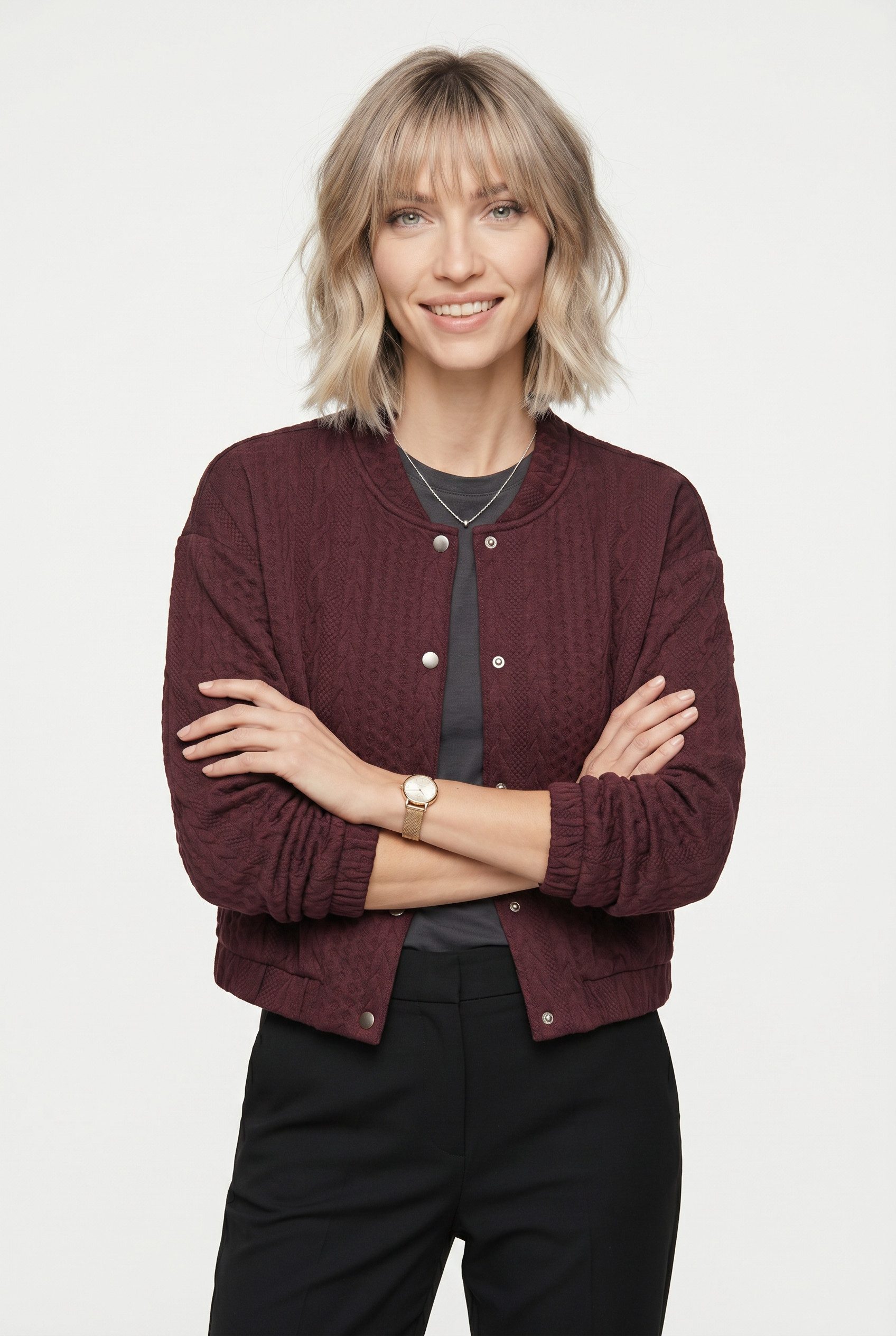 Vero Moda Strickjacke VMJANNI LS BOMBER JRS GA