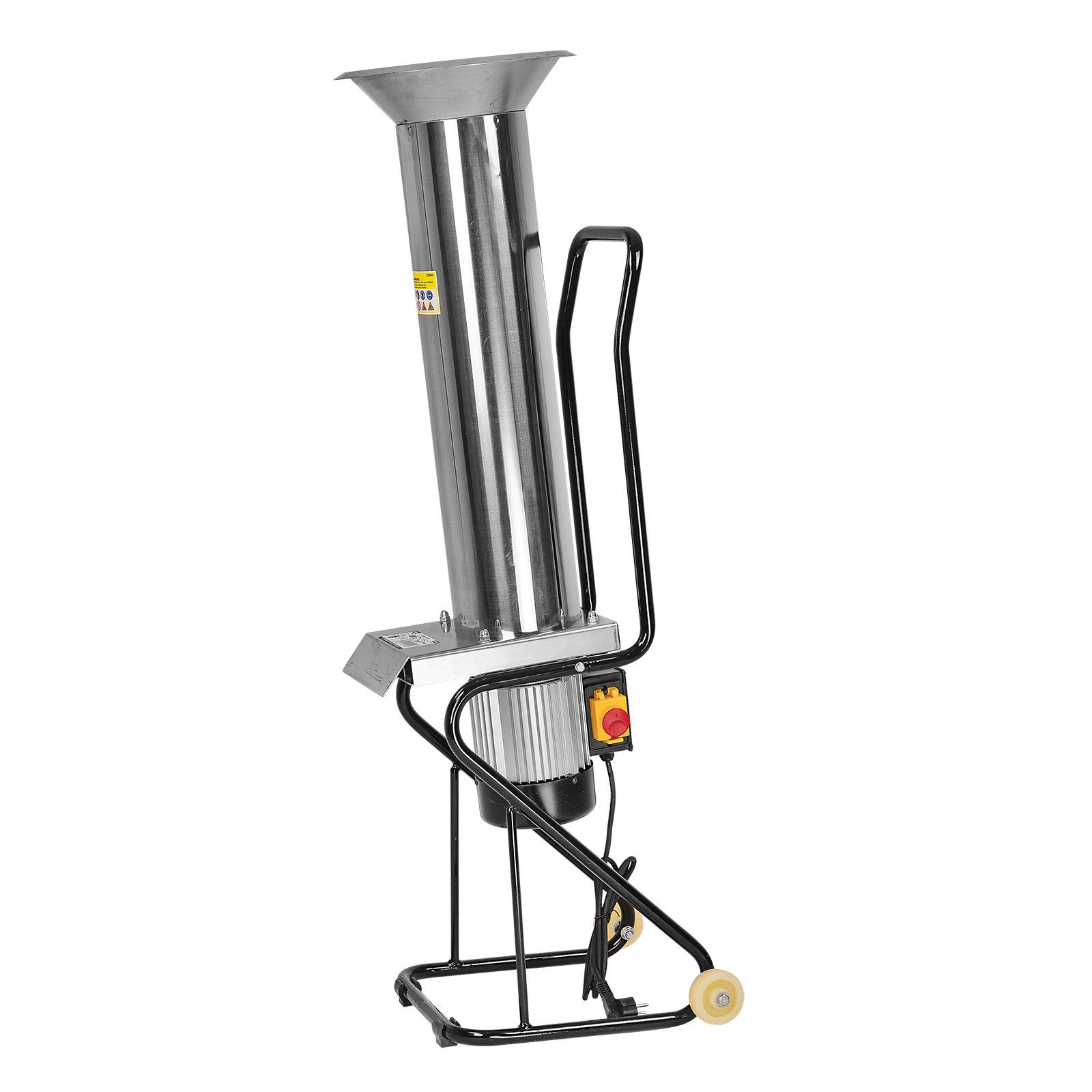 DEMA Entsafter Obsthäcksler / Obstmühle elektrisch 1,1 kW mit Edelstahl Trichter