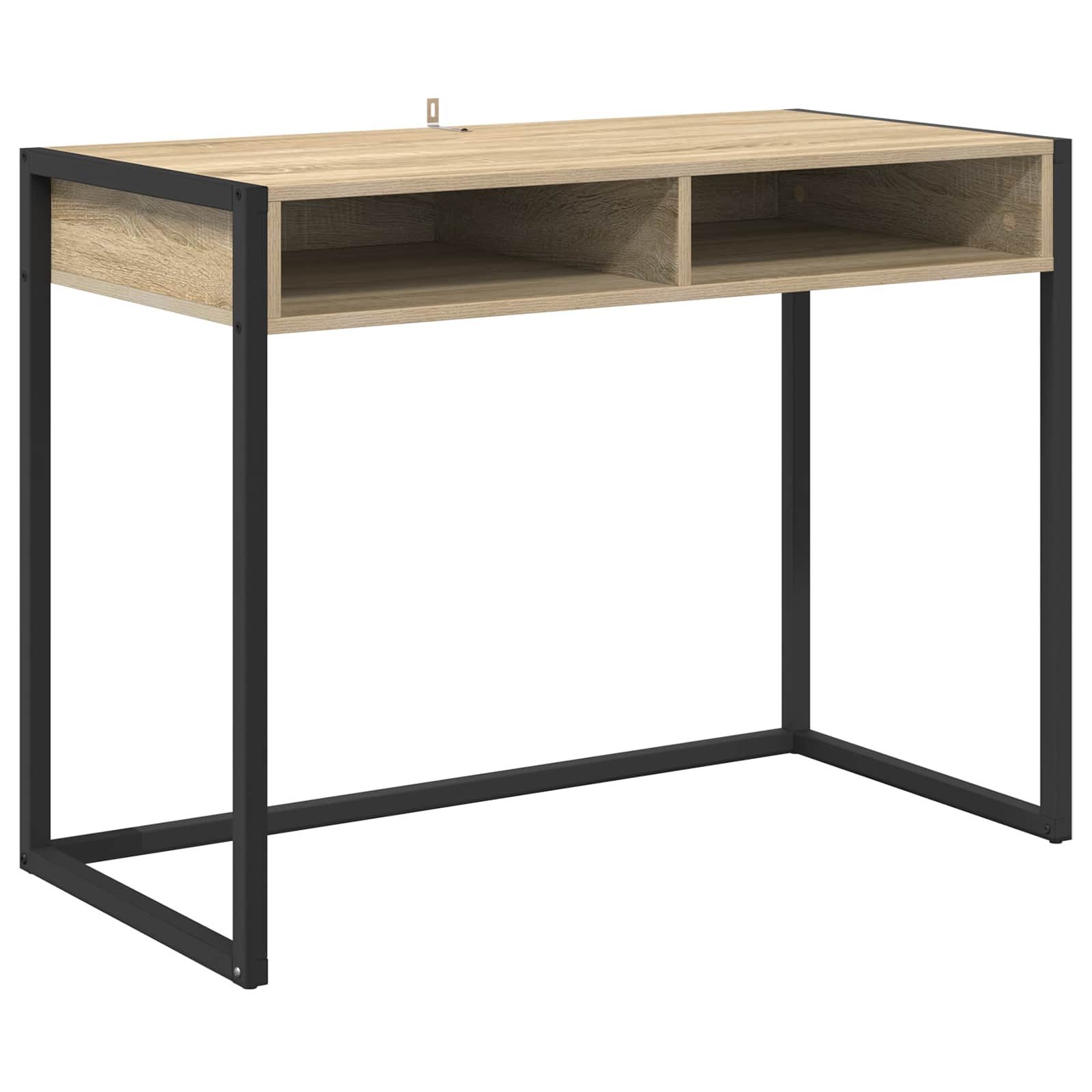 vidaXL Schreibtisch Schreibtisch Sonoma Holzwerkstoff 100 x 50 x 75 cm (1-St)