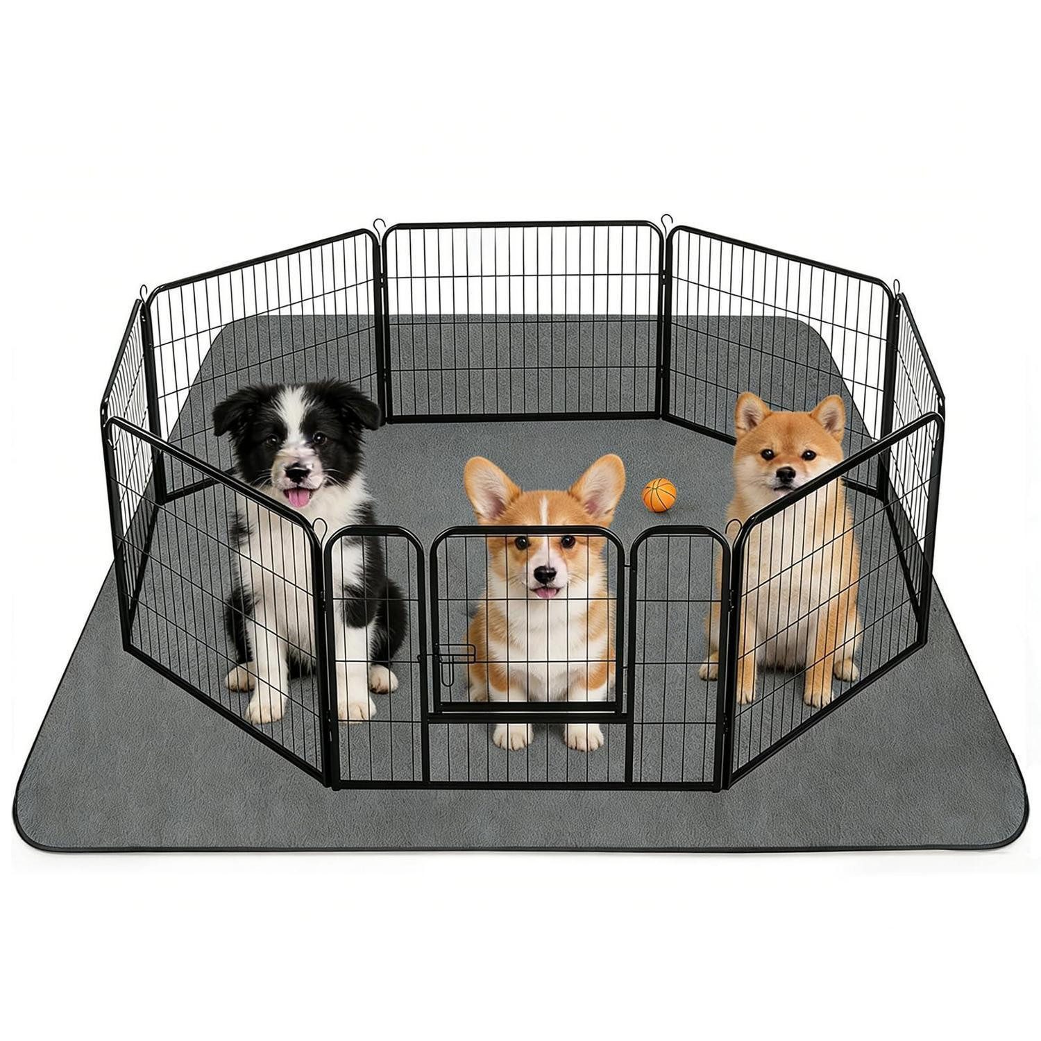 LuxusKollektion Hundetoilette Inkontinenzunterlage 100x70cm 2er Set Waschbar