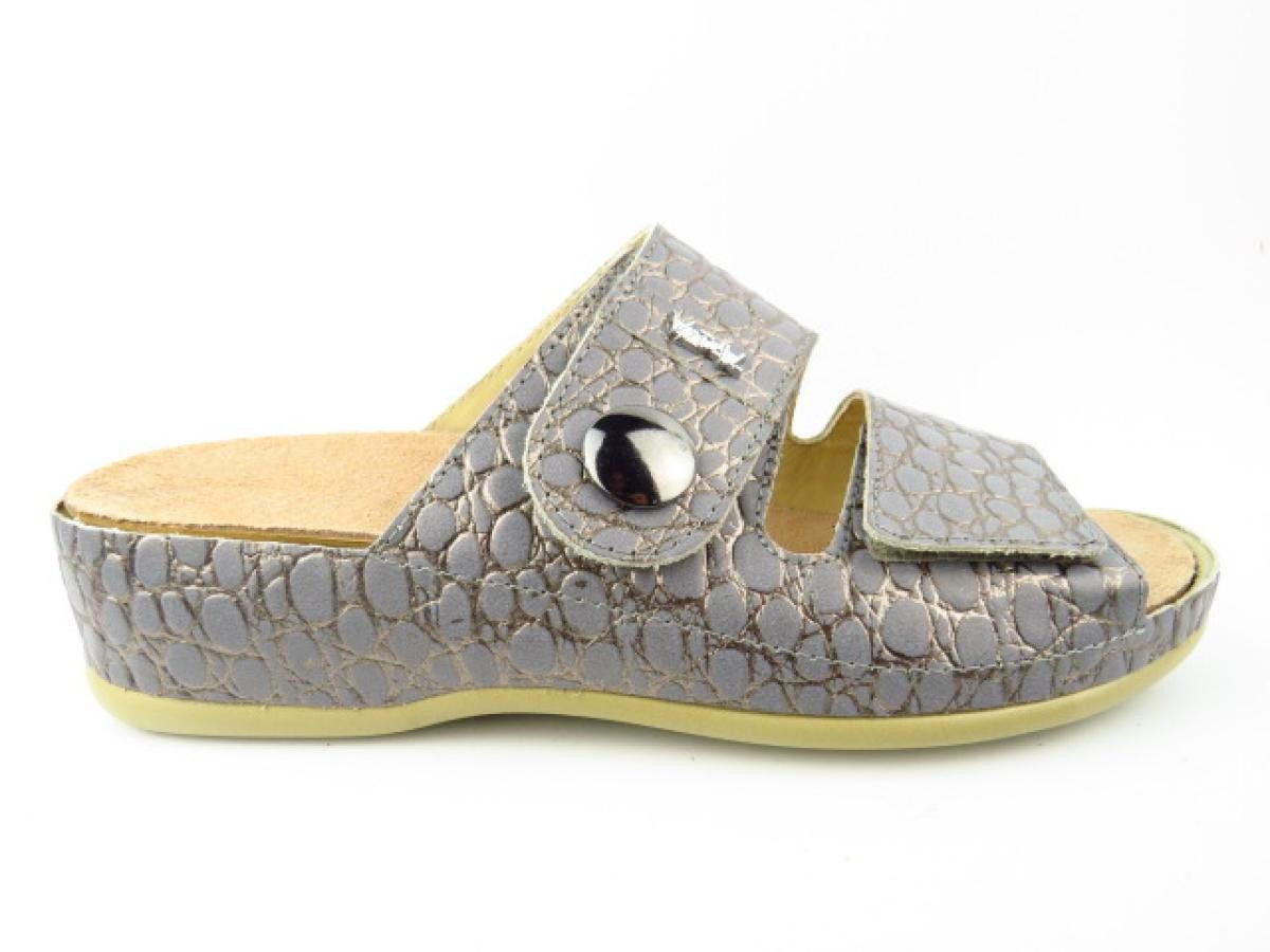 Vital Vitalette M Reptil steel Pantolette