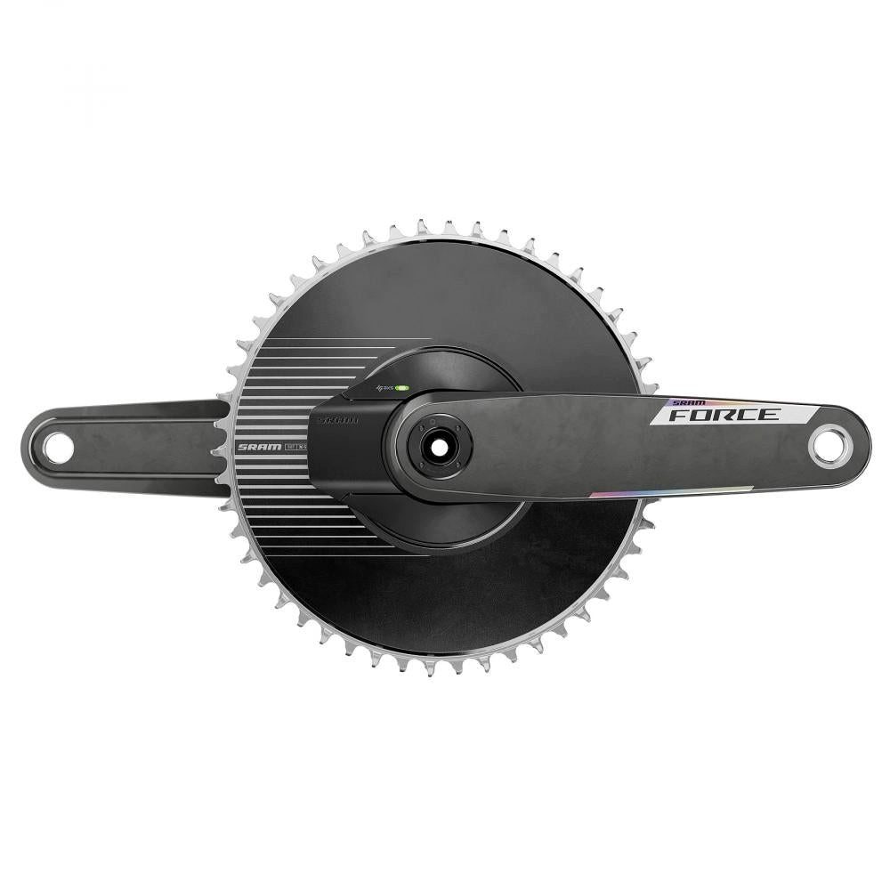 SRAM Fahrradpedale SRAM Force 1 AXS Aero Kurbelgarnitur 175 mm mit Powermeter - präzise L