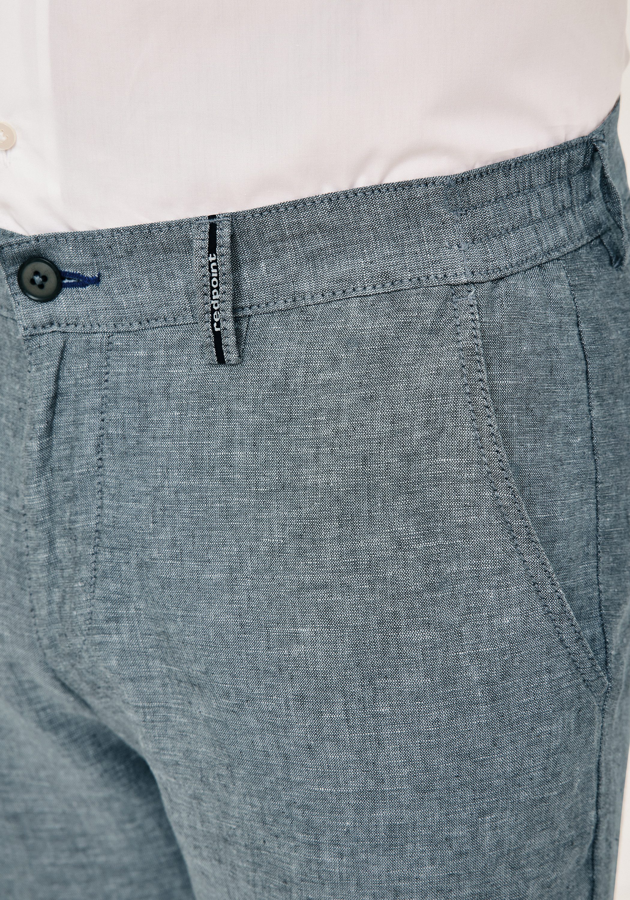 Redpoint Stoffhose HALIFAX Modern Fit Baumwoll-Leinen Chinohose – Bild 5 von 5
