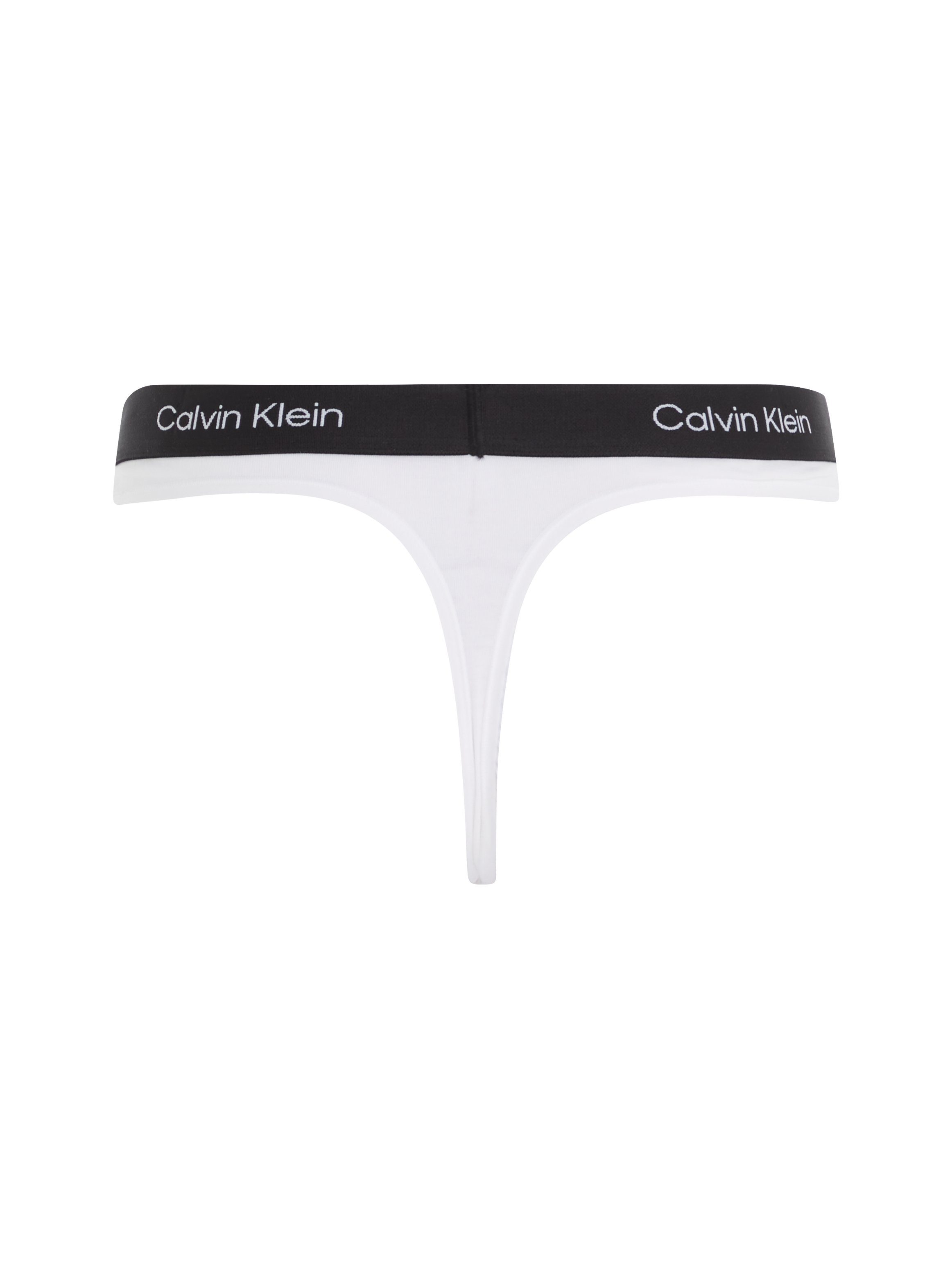 Calvin Klein Underwear T-String Alloverprint THONG mit WHITE MODERN