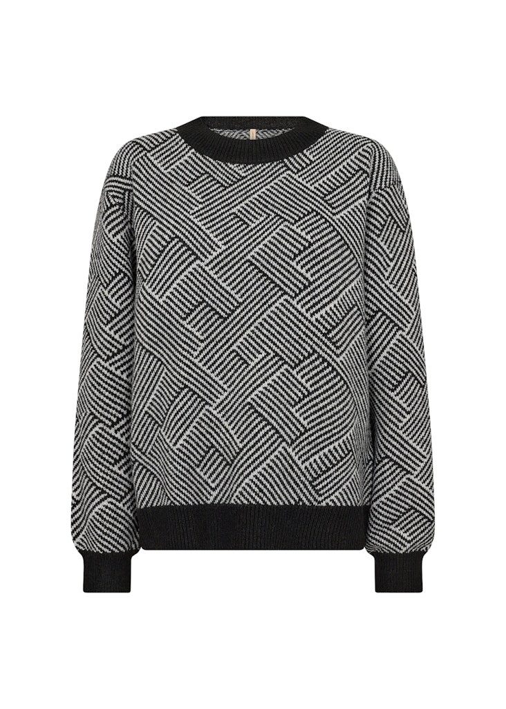 soyaconcept Strandpullover SC-INELA 1 BLACK COMBI günstig online kaufen