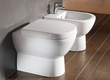 Villeroy & Boch WC-Sitz Subway, WC-Sitz mit QuickRelease 375 x 465 x 60 mm - Weiß Alpin