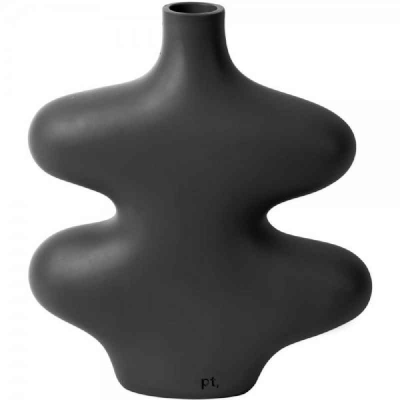 Present Time Dekovase »Vase Organic Curves Black (Small)«