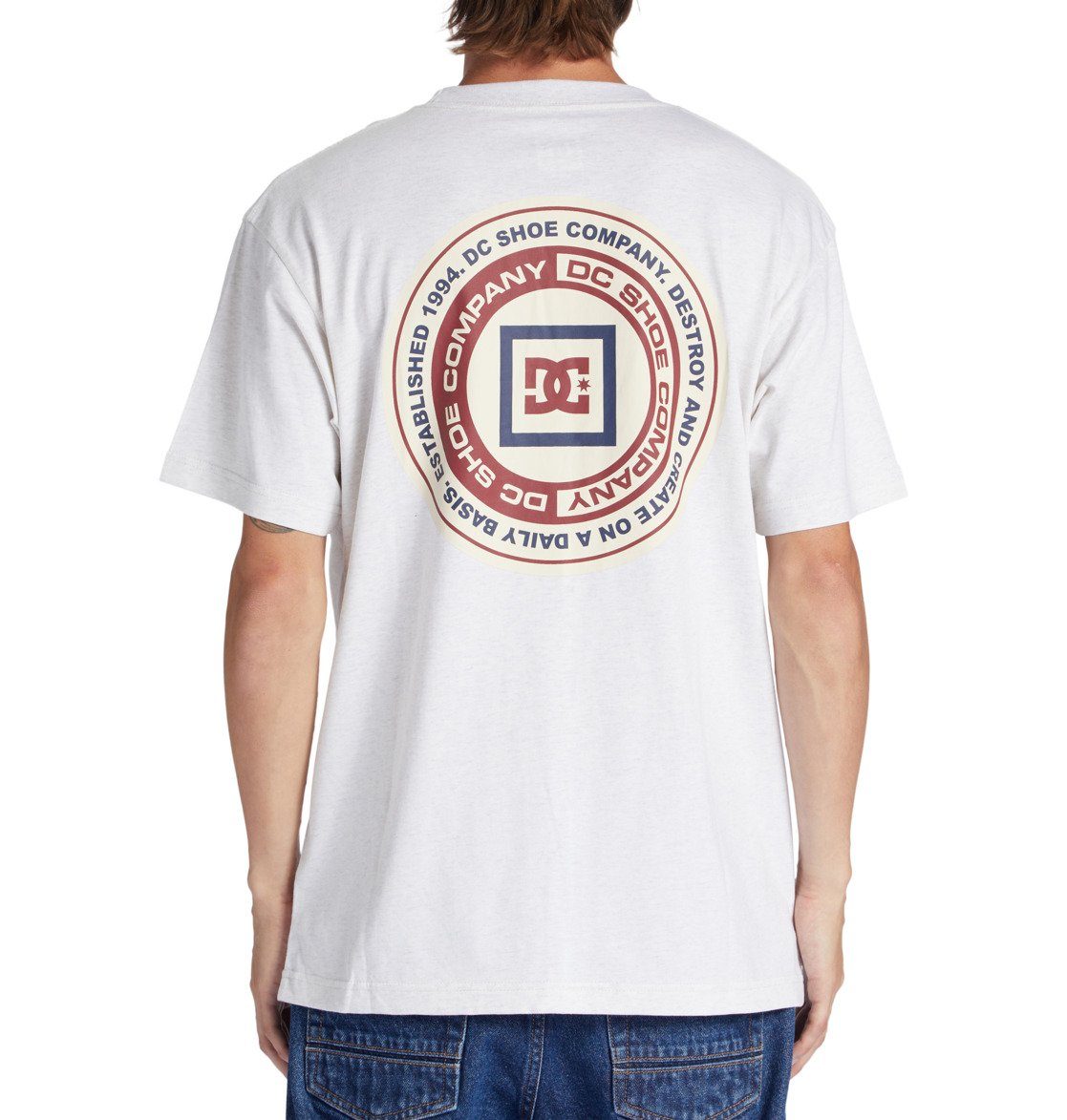 DC Shoes T-Shirt Snow Heather Old Head