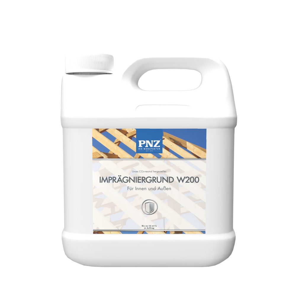 PNZ - Die Manufaktur Wetterschutzfarbe Imprägniergrund W200, vorbeugend gegen Schädlingsbefall