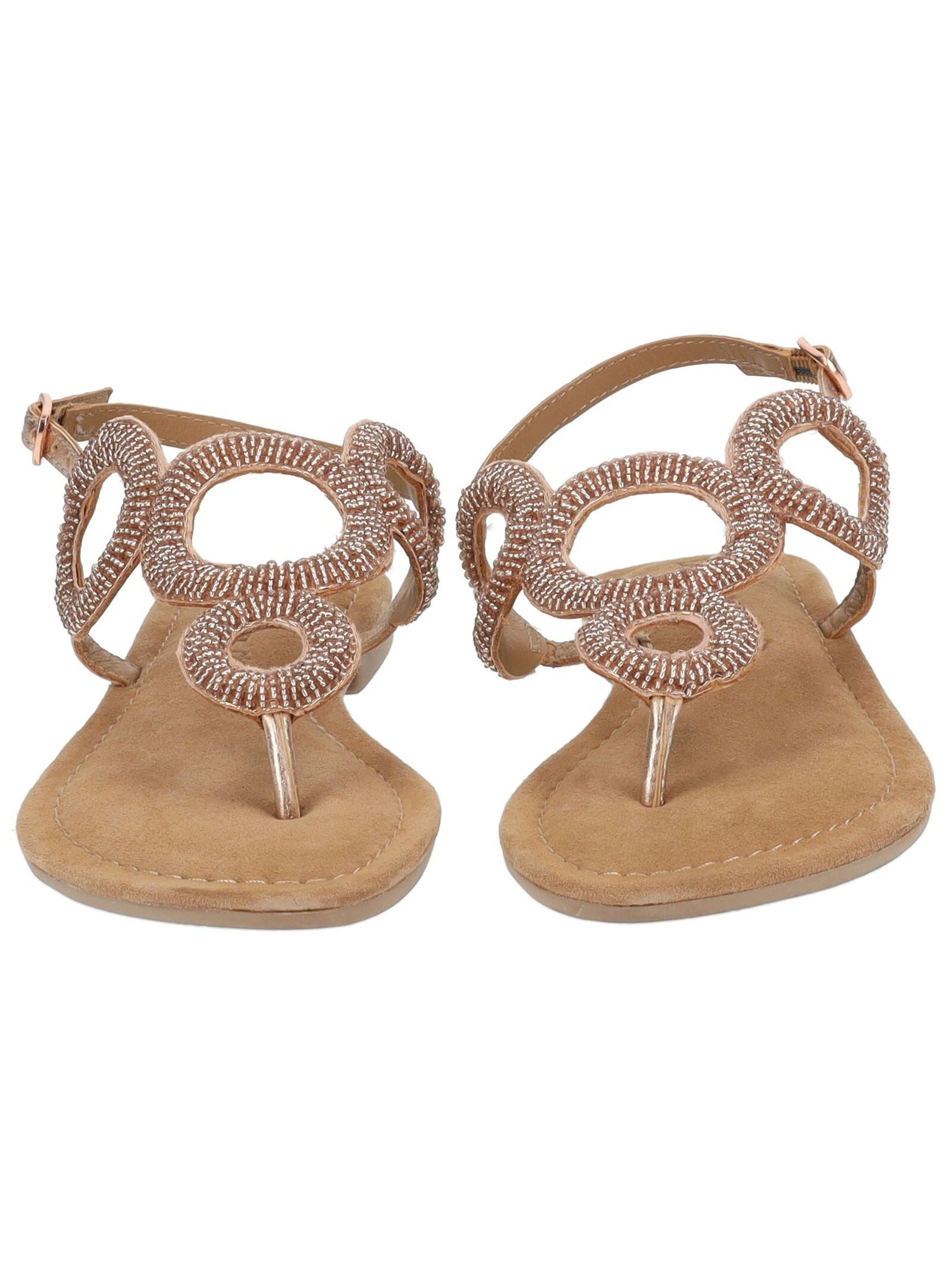 Lazamani Lazamani Sandalen Leder Riemchensandale