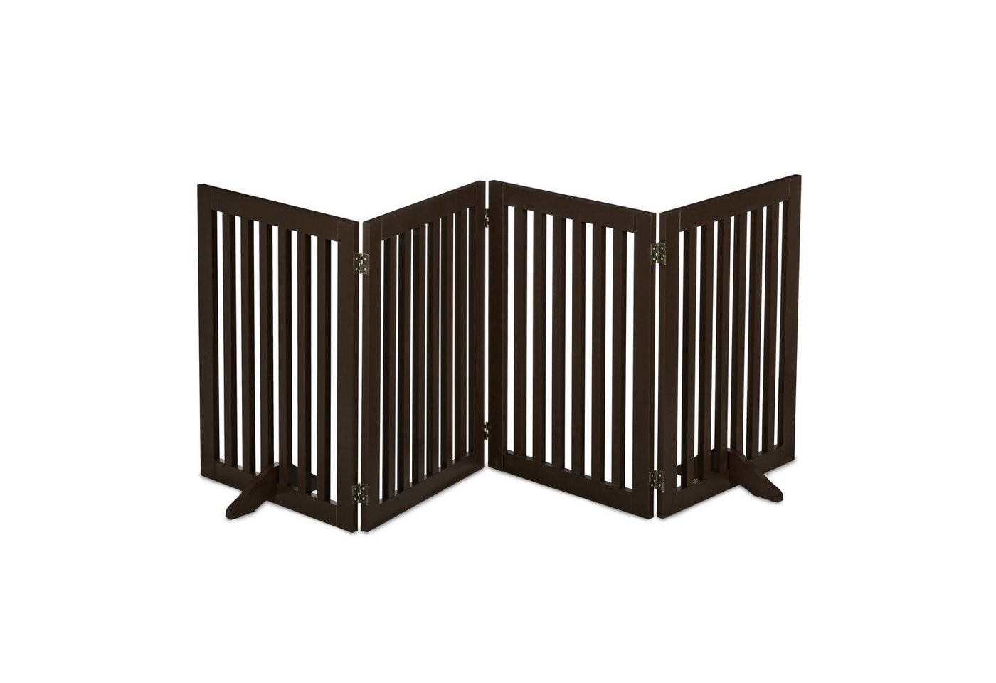 relaxdays Universalschutzgitter Braunes Absperrgitter 70 cm (4 St), 4 Panel