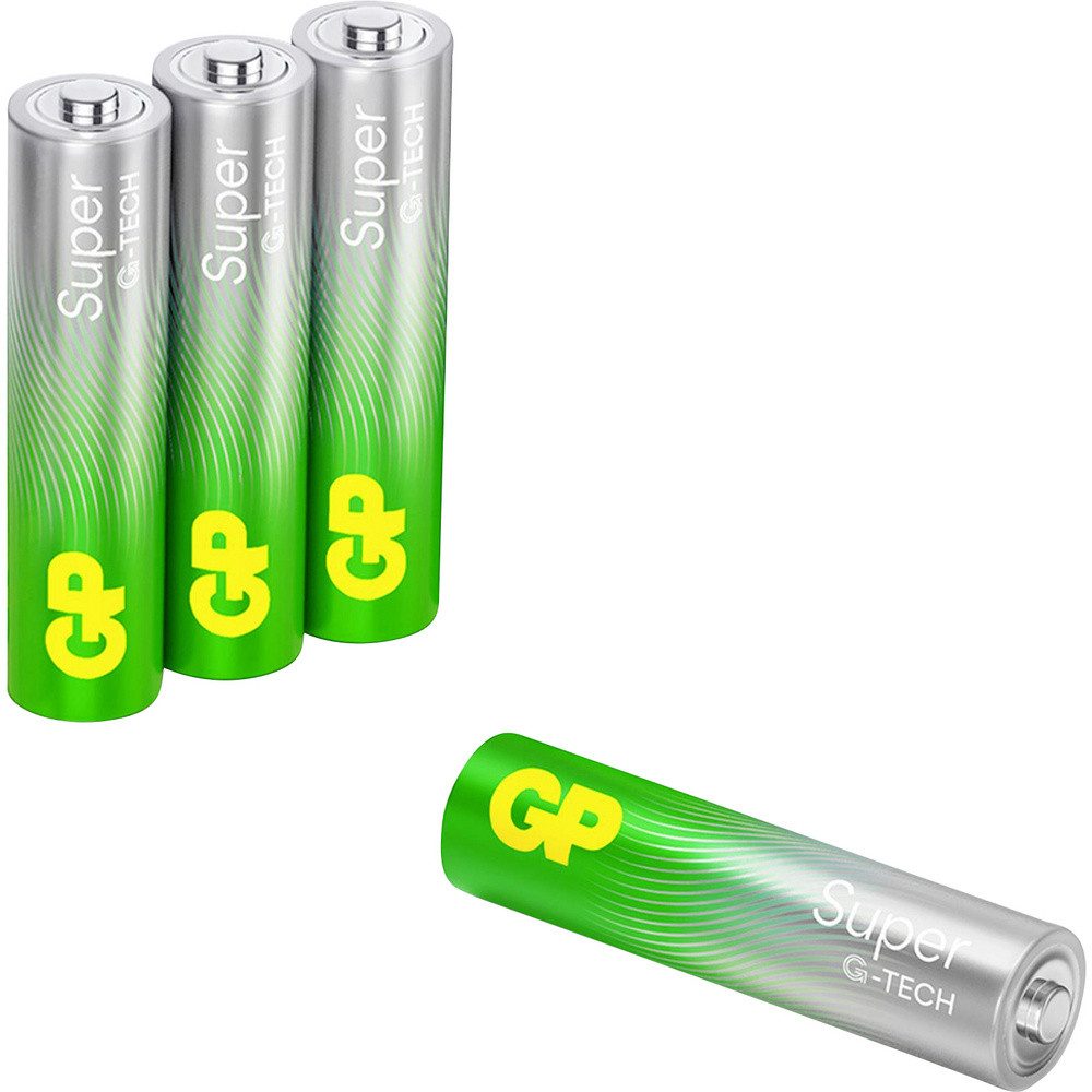 Gp GP GPSUP24A224C4 Micro (AAA)-Batterie Alkali-Mangan 1200 mAh 1.5 V 4 S Batterie