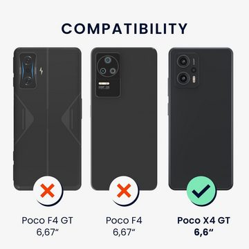 kwmobile Handyhülle Case für Xiaomi Poco X4 GT, Hülle Silikon metallisch schimmernd - Handyhülle Cover