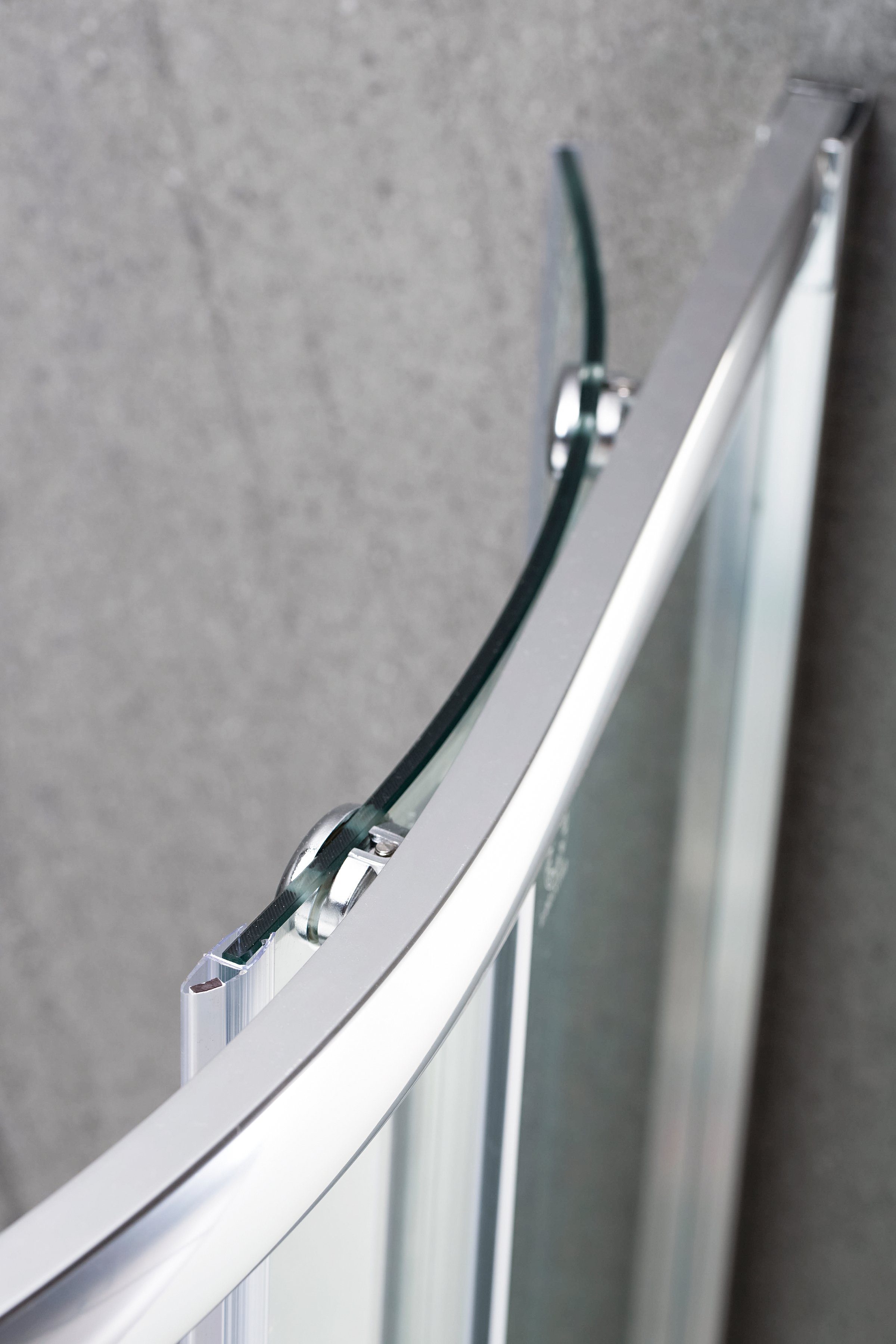 welltime Summer SET round shower, WxL: 90x90 cm, single-pane safety glass, value set, including matching shower tray, with smooth-running sliding doors, including matching shower tray