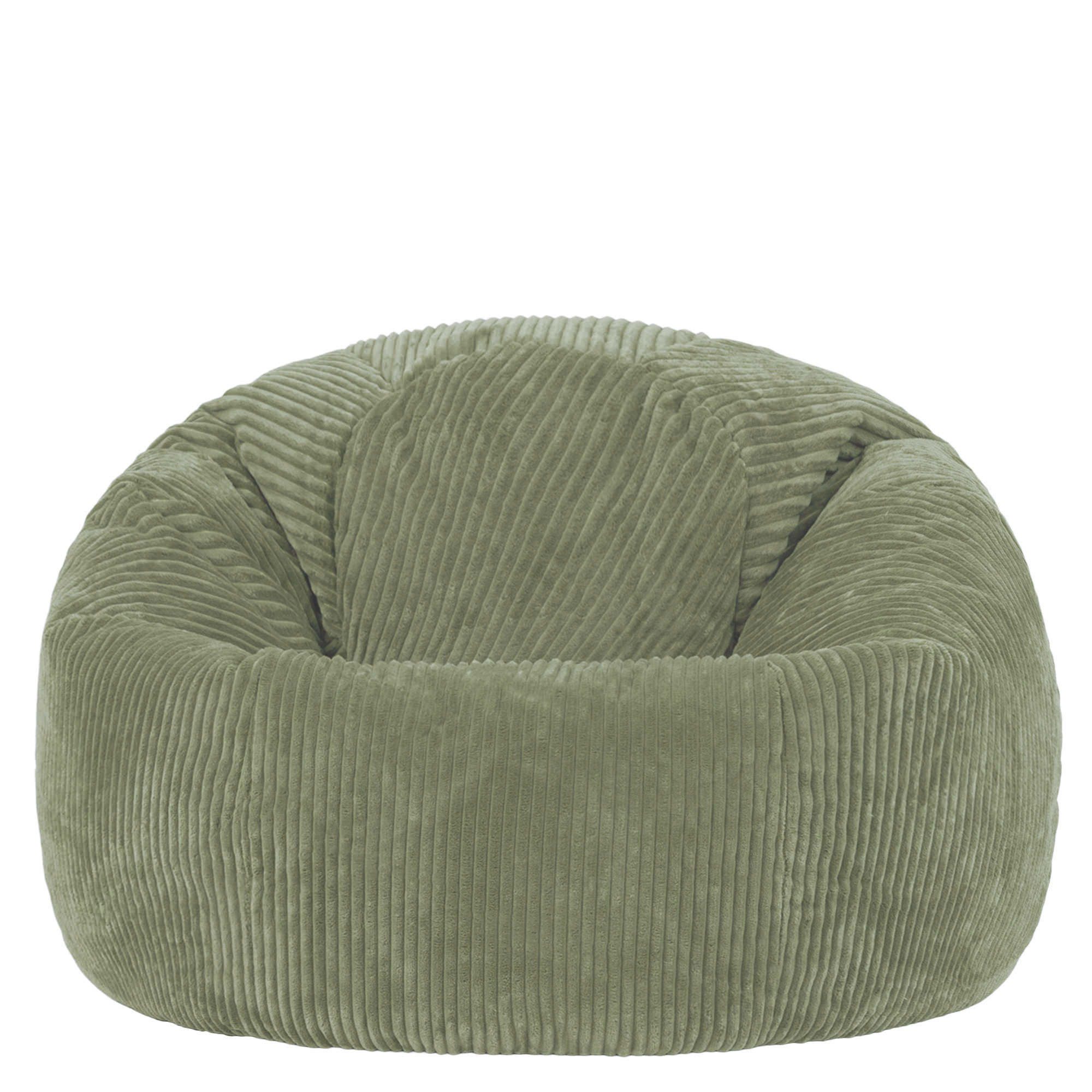icon Sitzsack Sitzsack Erwachsene aus Cord flauschig „Kingston“, 85x50cm, Made in Germany, für Erwachsene & Kinder, mit Füllung – Bild 4 von 5